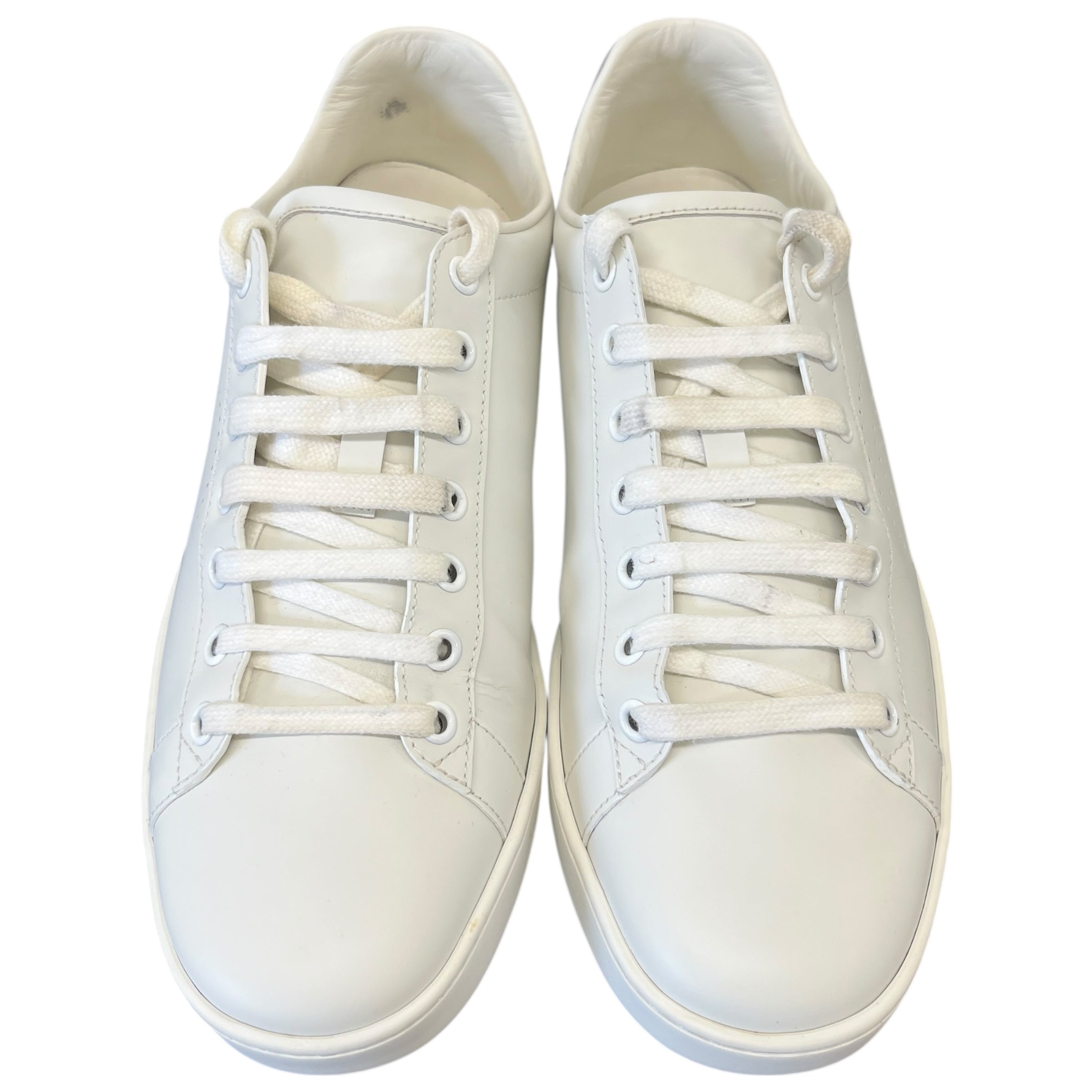 Men's Interlocking G Ace Low Trainers White Size EU 40 / UK 6