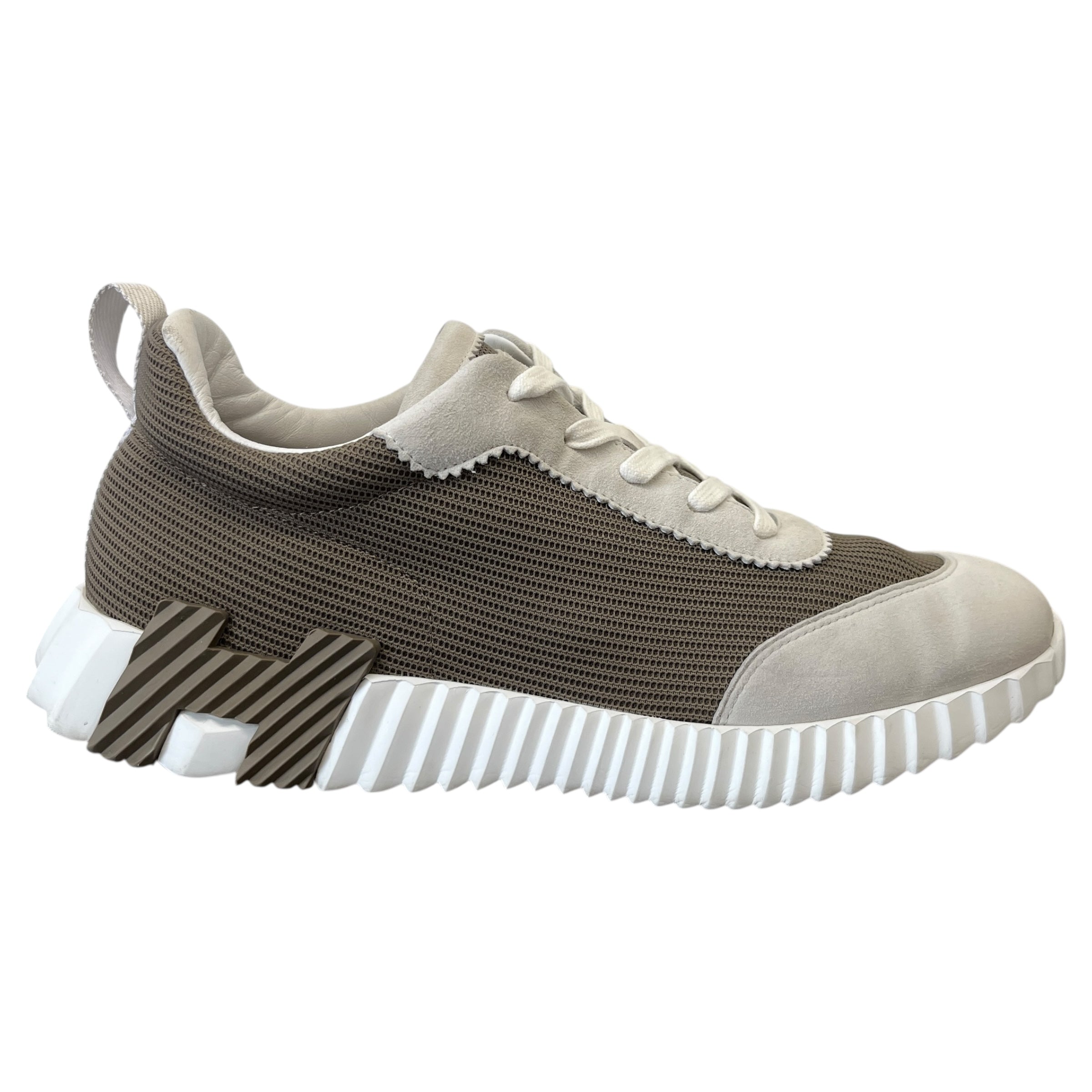 Men's Bouncing Low Trainers Khaki Size EU 42 / UK 8