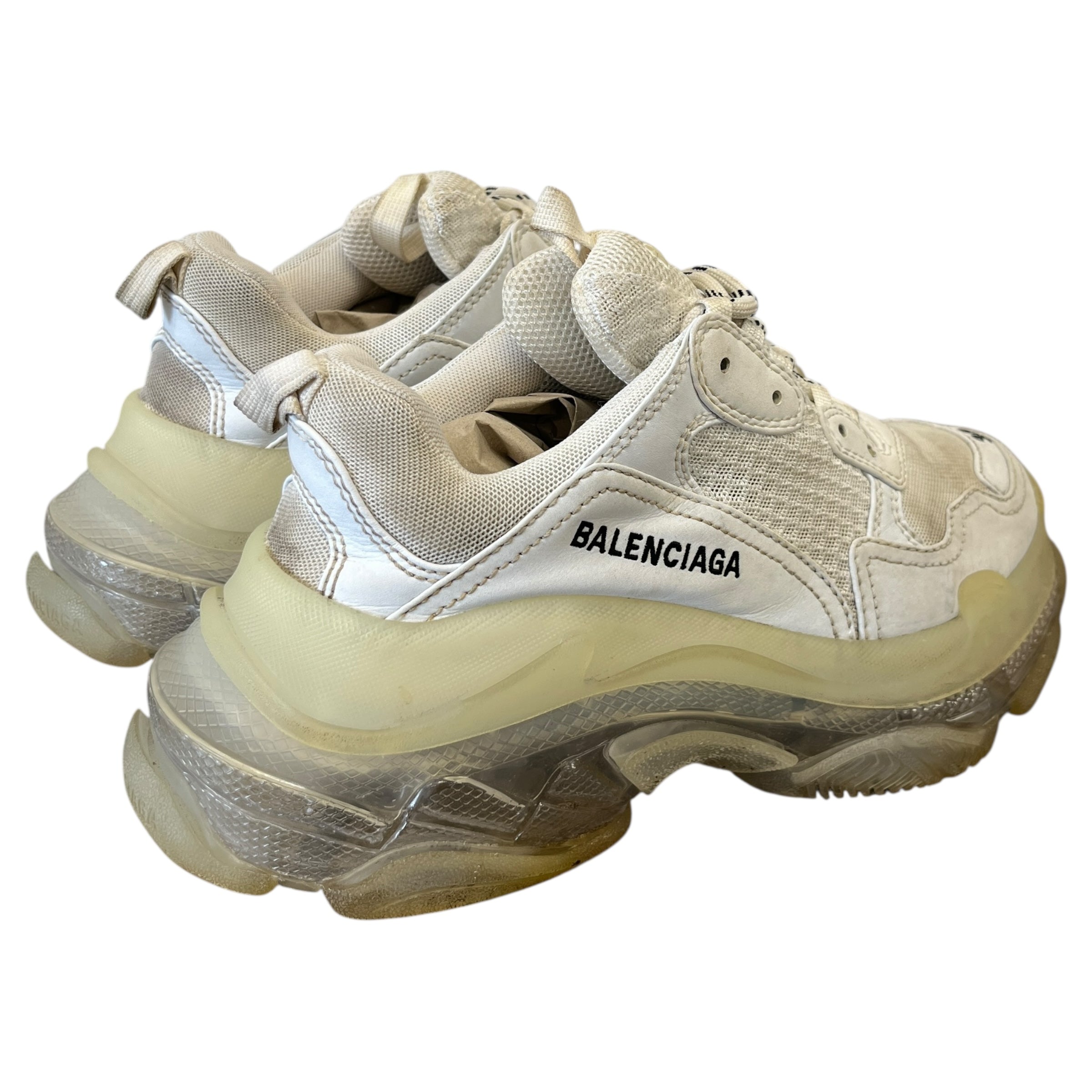 Women's Triple S Low Trainers White Size EU 38 / UK 5