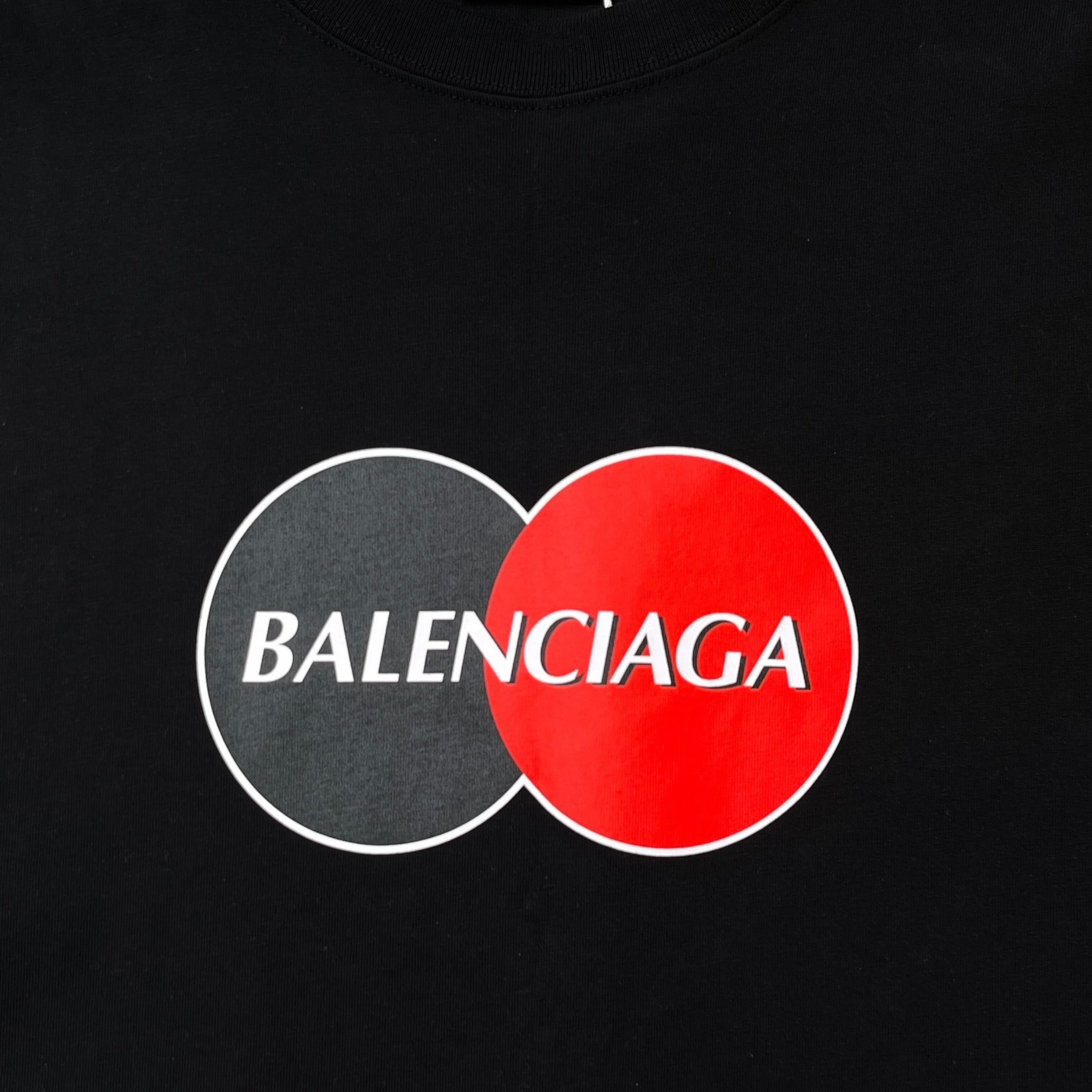 Men's Credit Card T-Shirt Black Size XL