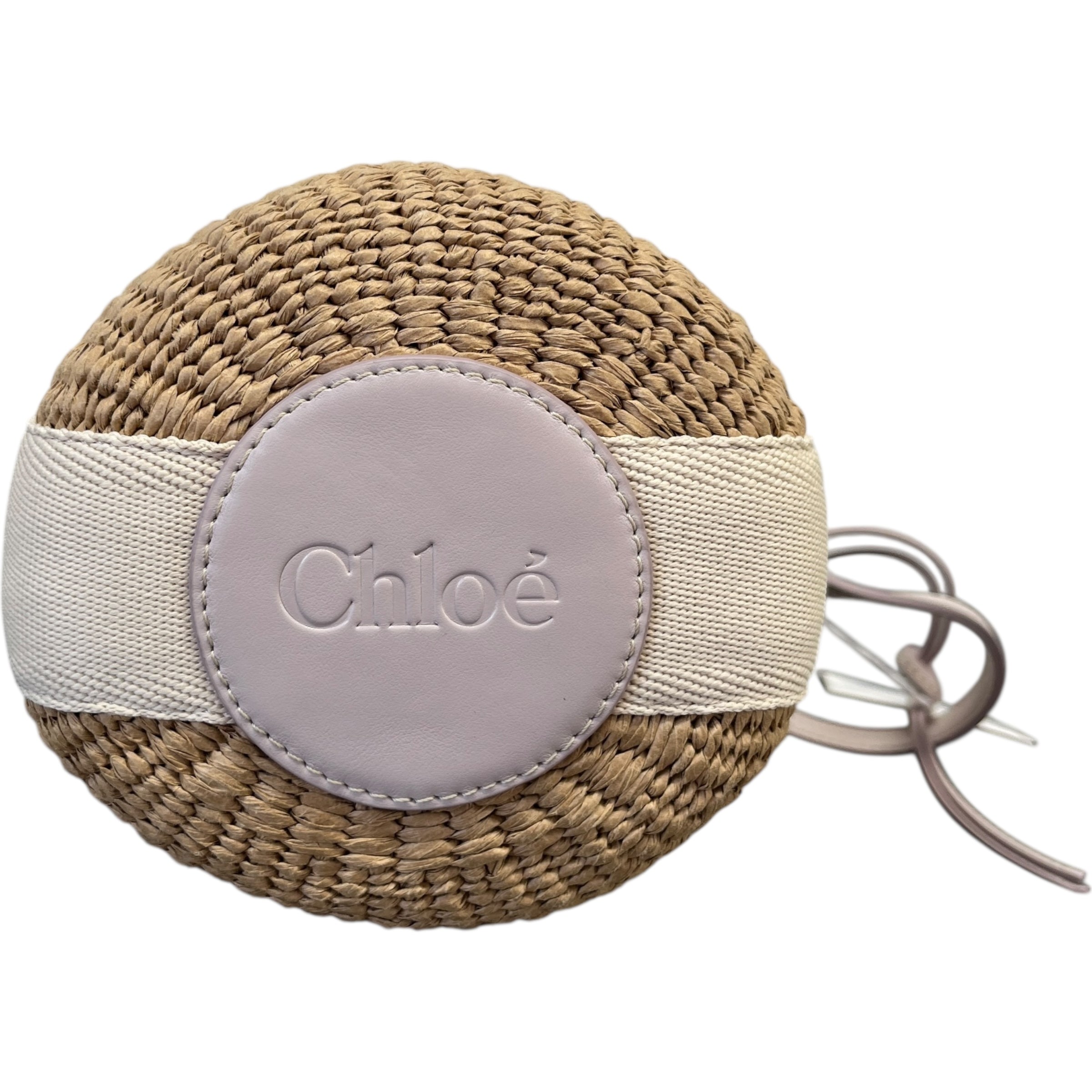 Women's Small Woody Basket Bag Beige