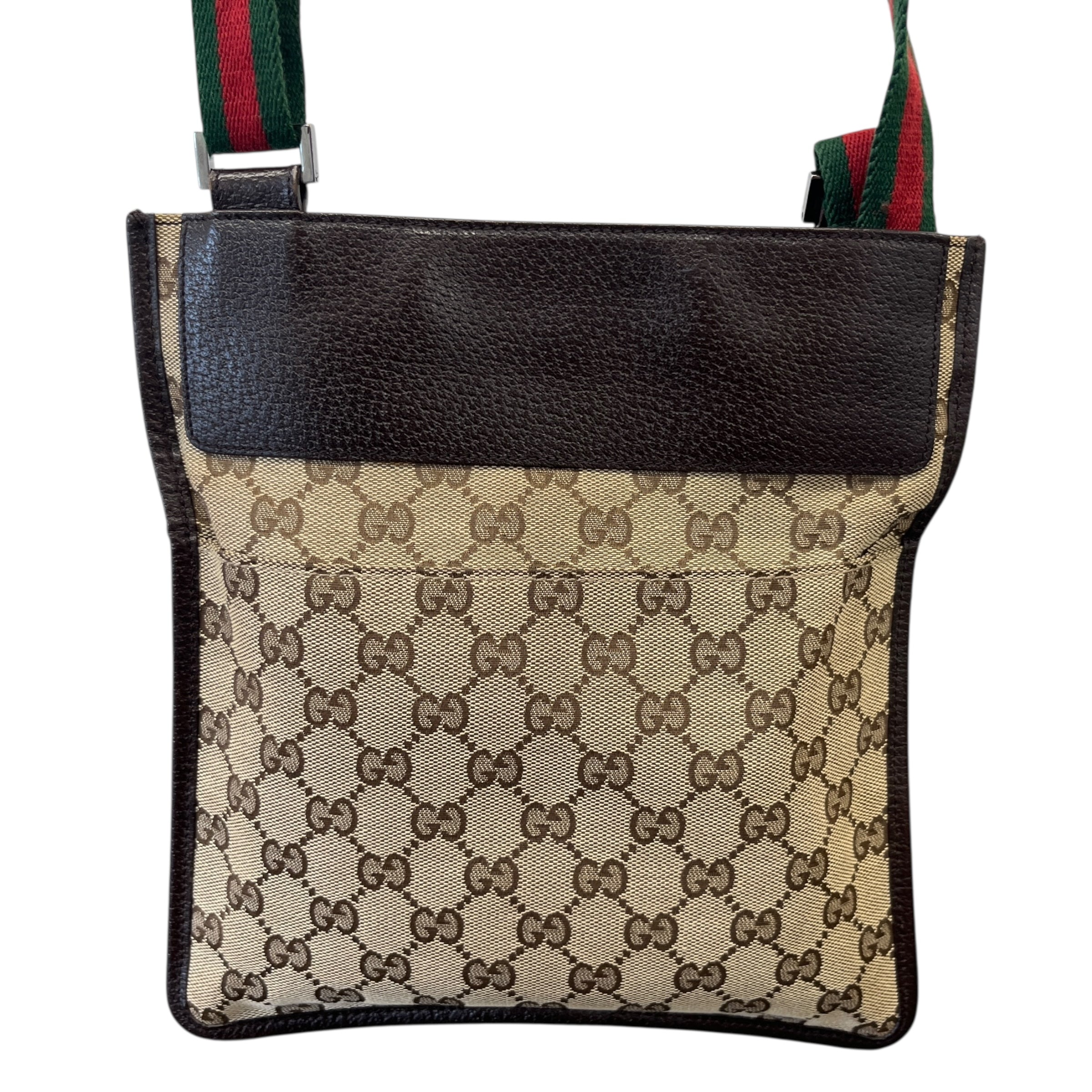 Men's Gg Supreme Messenger Bag Brown