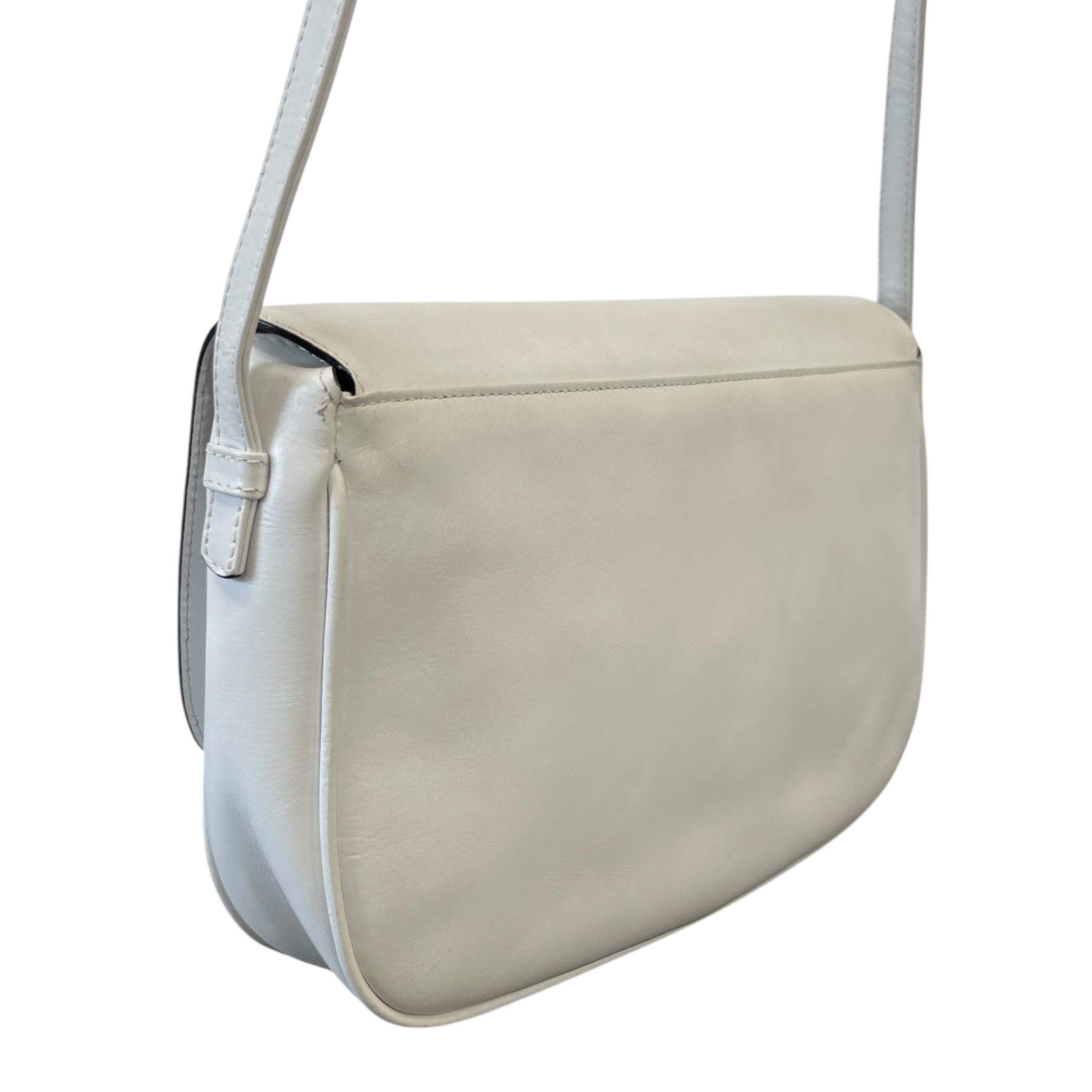 Women's Snake Skin Detail Bag White