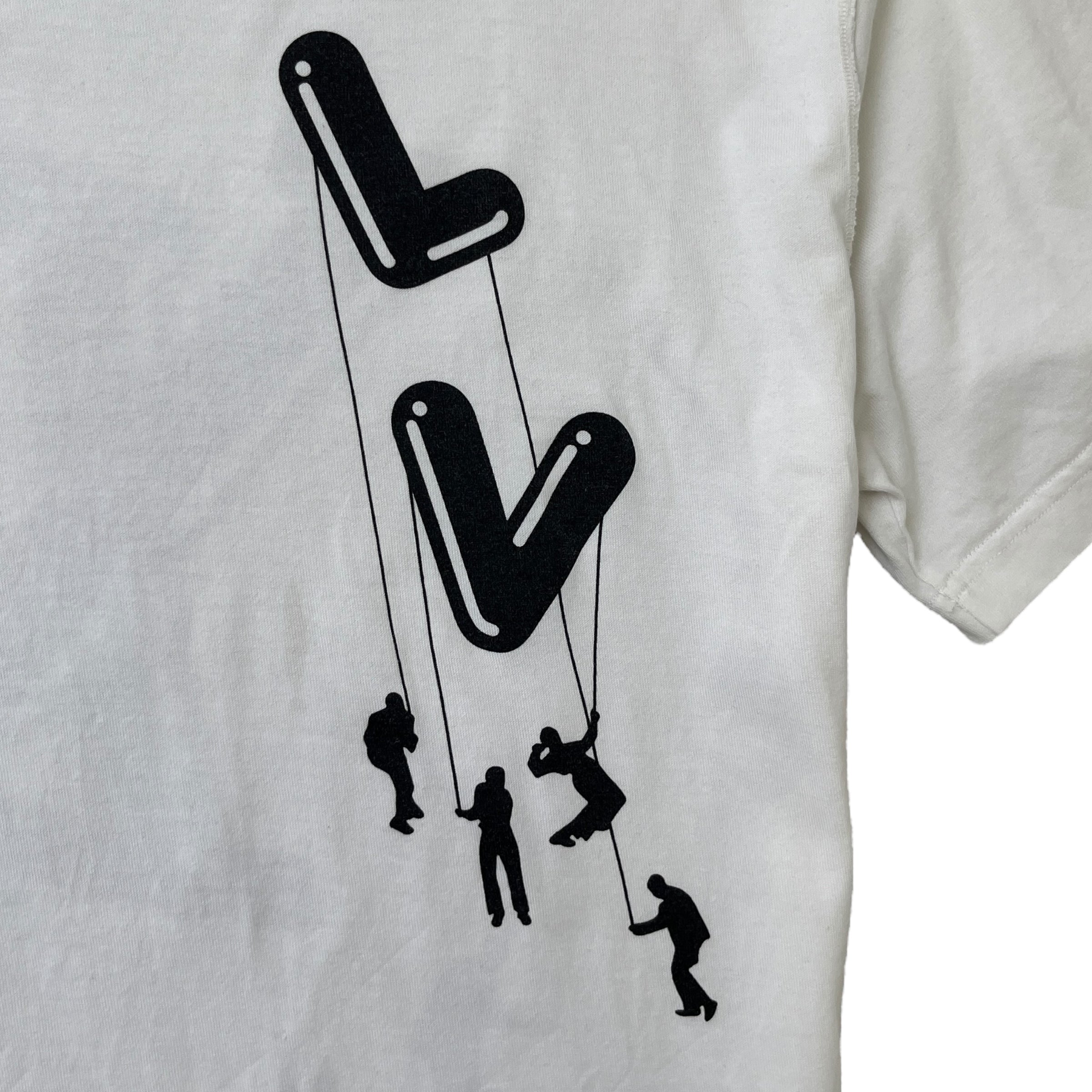 Men's Paratrooper Logo T-Shirt White Size XL