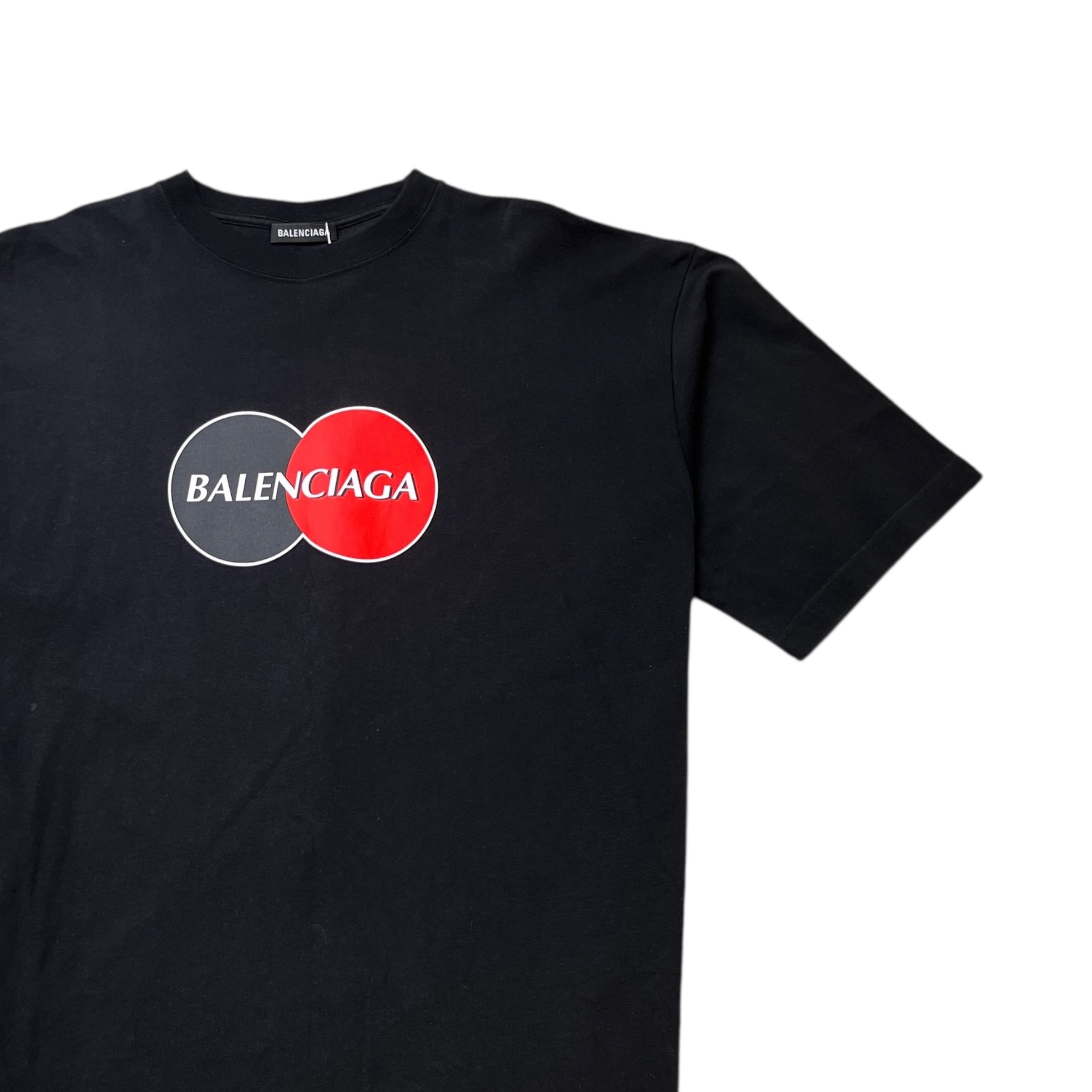 Men's Credit Card T-Shirt Black Size XL