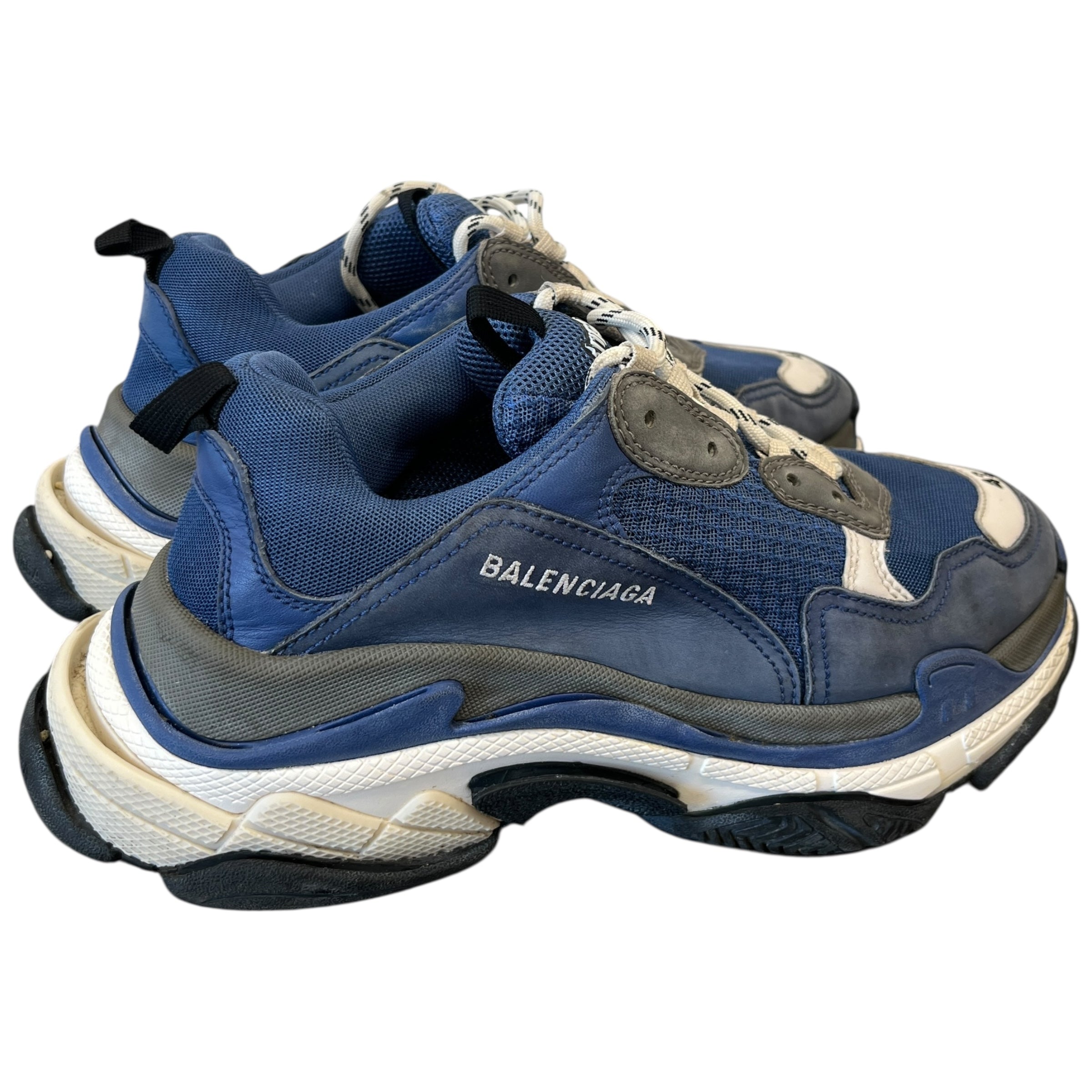Men's Triple S Low Trainers Blue Size EU 42 / UK 8