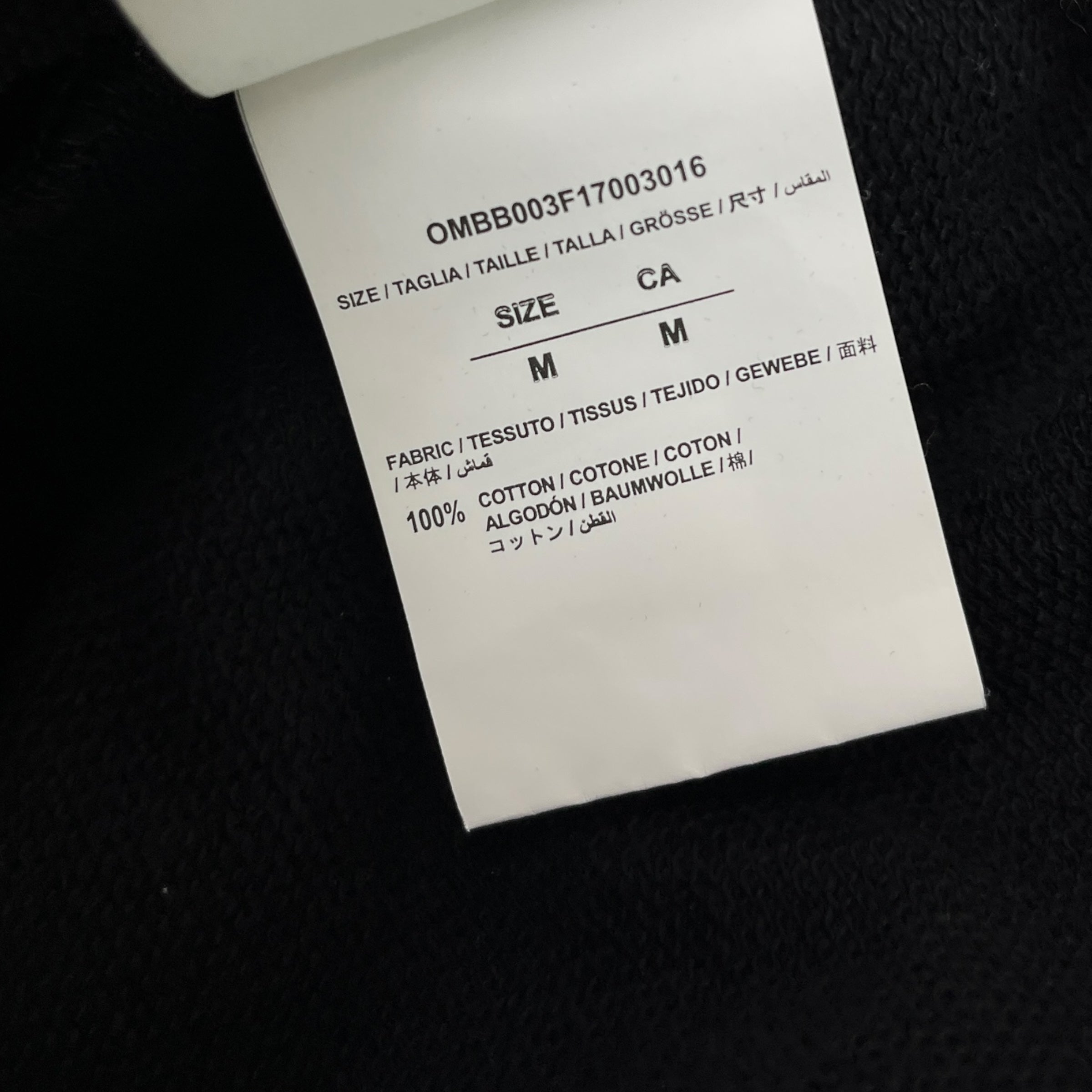 Men's Arrow Caravaggio Hoodie Black Size M