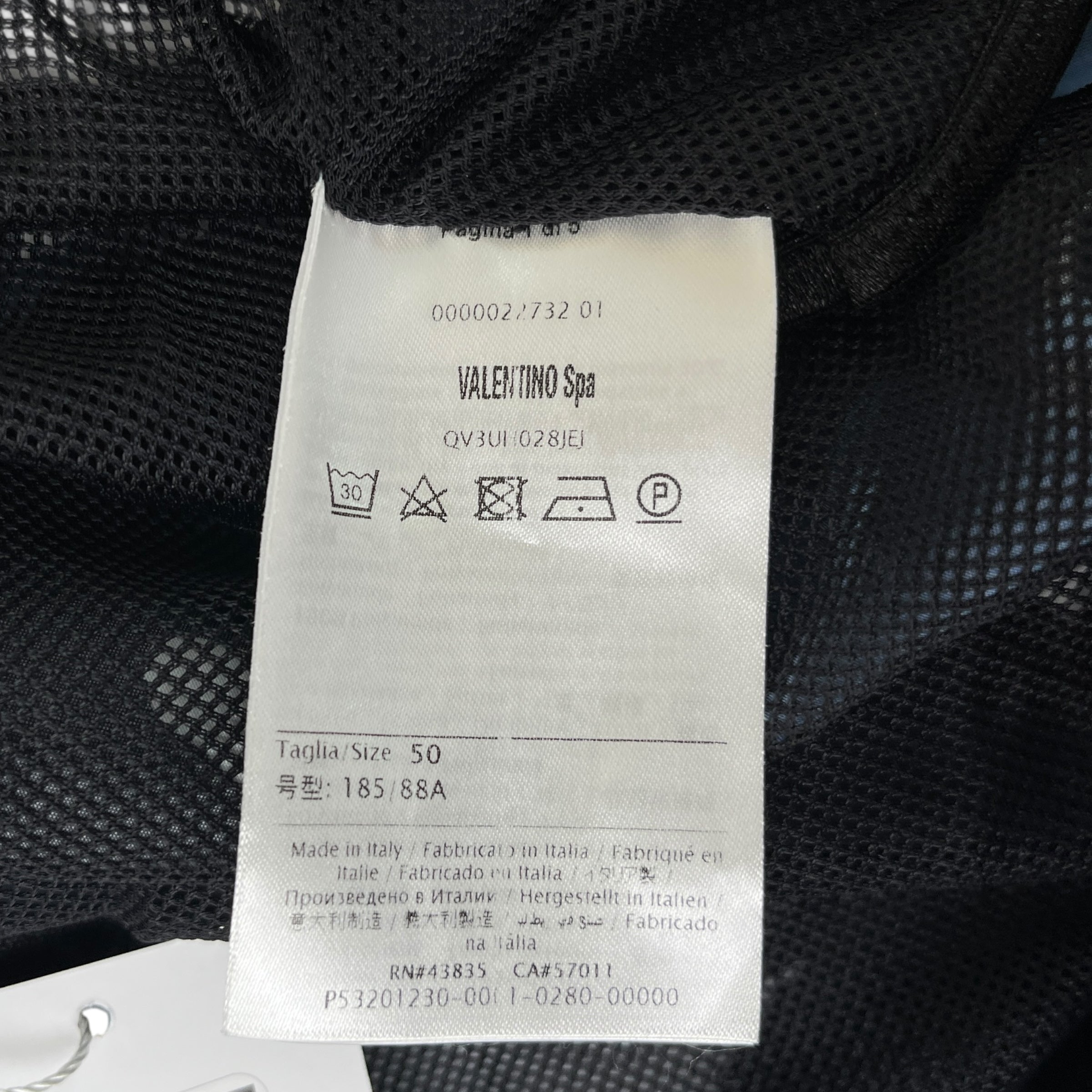 Men's Camoflague Swim Shorts Navy Size W34 / IT 50