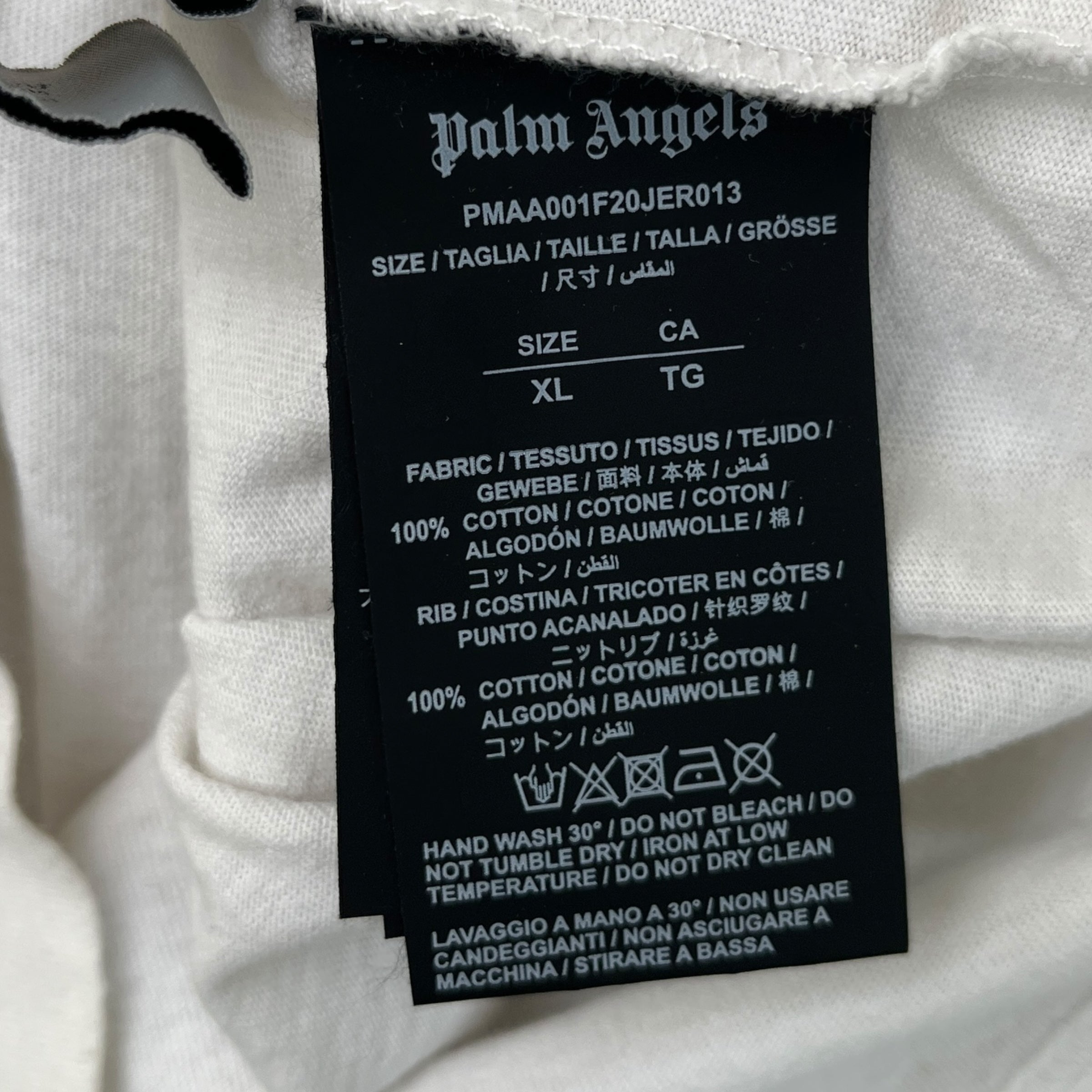 Men's Spray Logo T-Shirt White Size XL