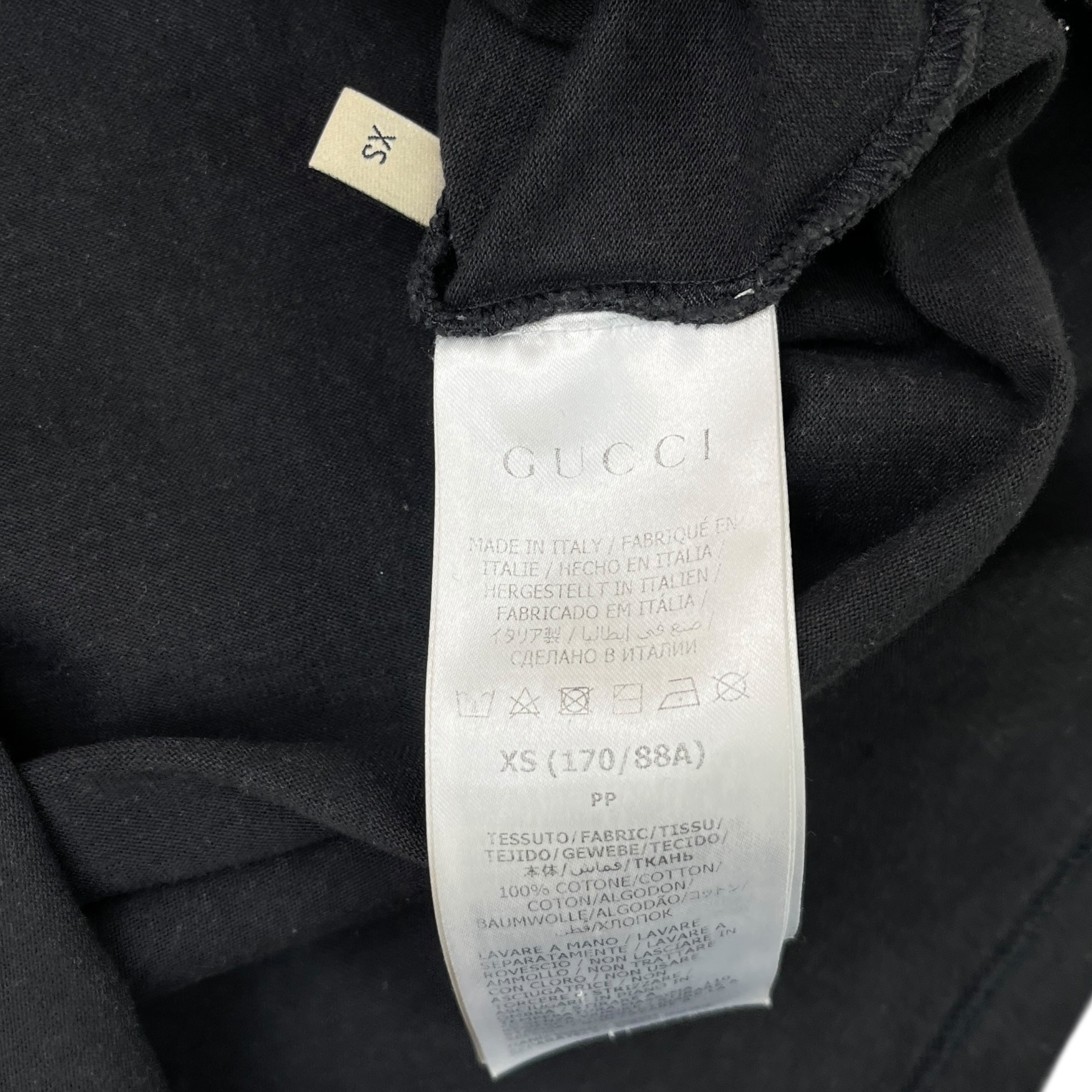 Men's Blade Logo Print T-Shirt Black Size XS