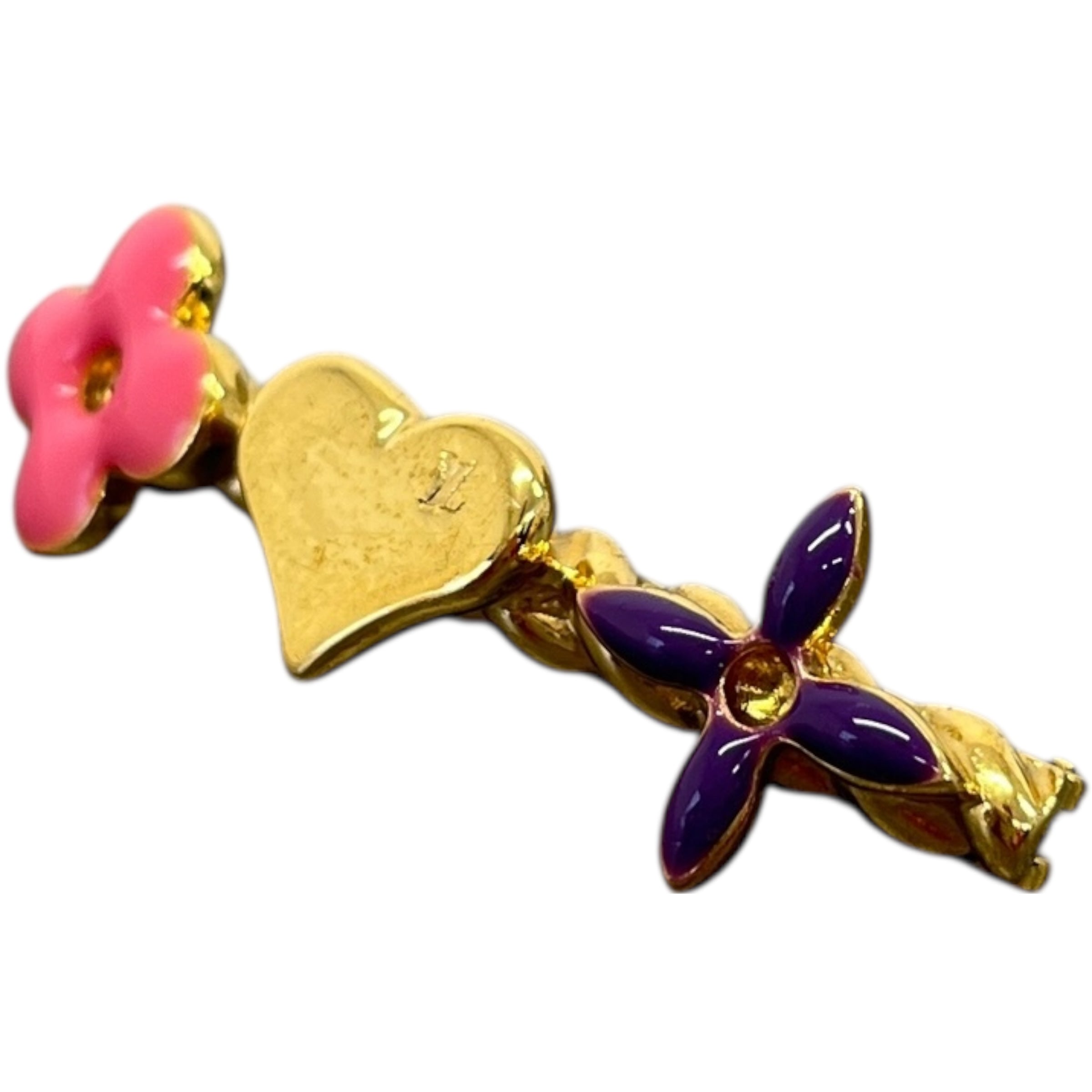 Women's Sweet Monogram Hair Clip Head Band Gold