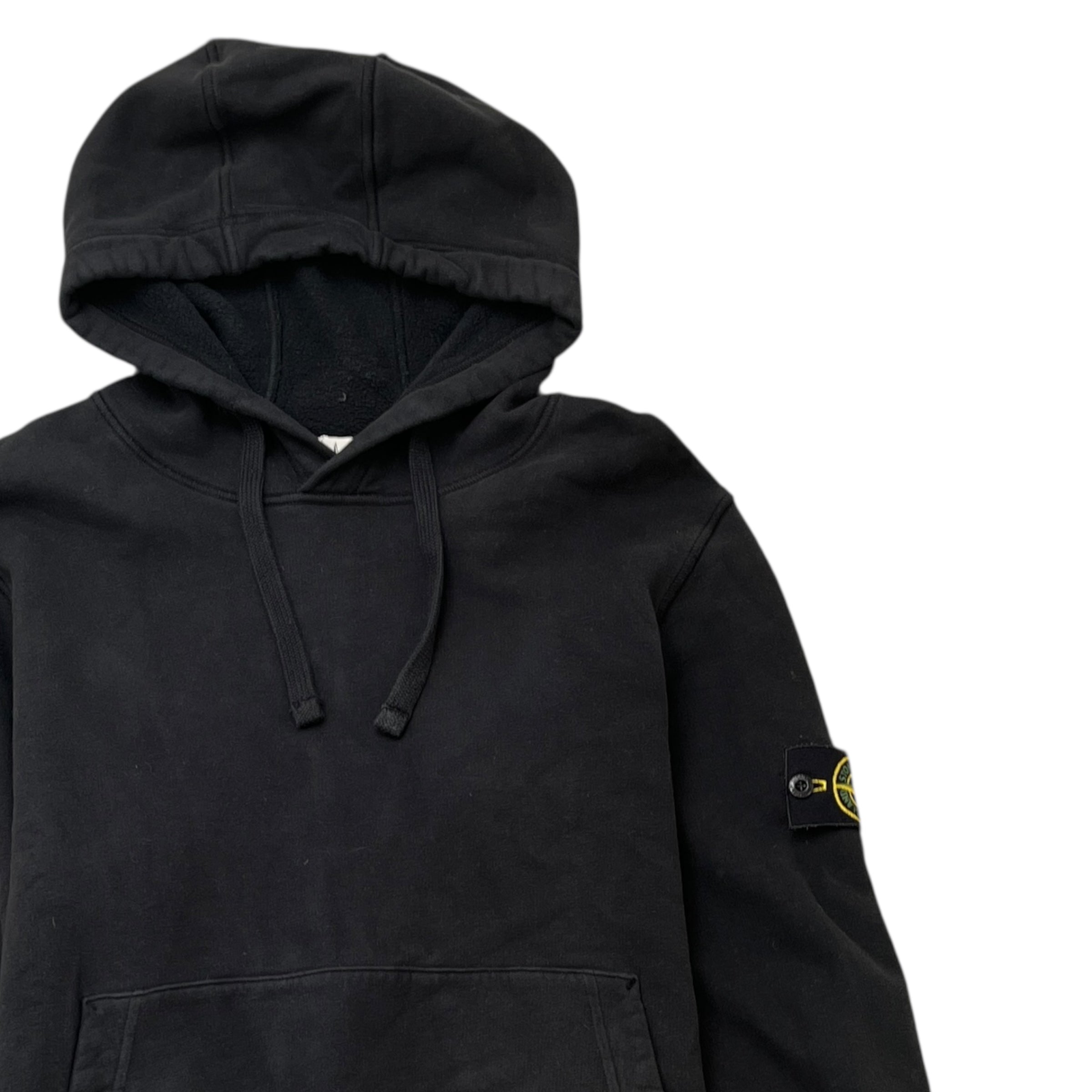 Men's Applique Logo Hoodie Black Size L