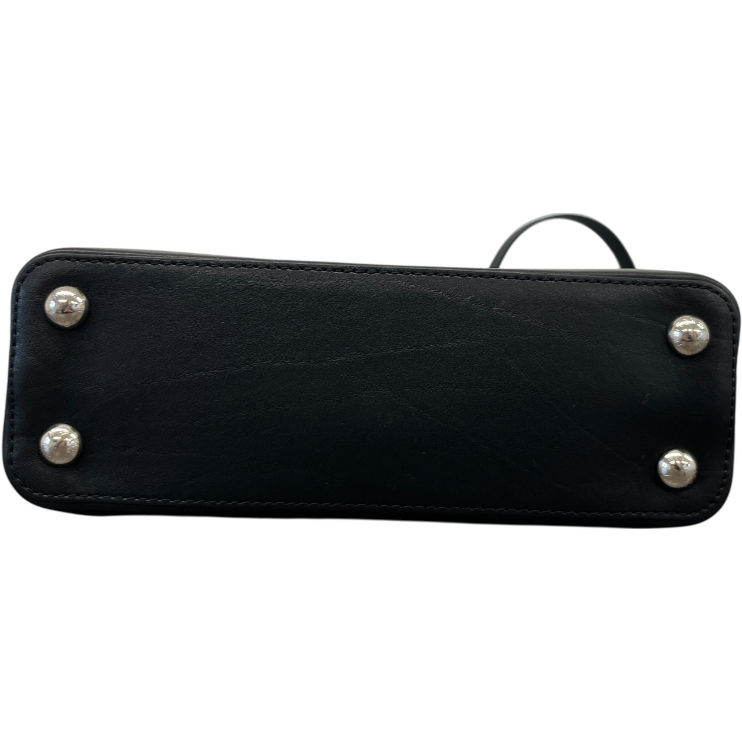 Women's Crystal Flowers Capucines Bb Handbag Black