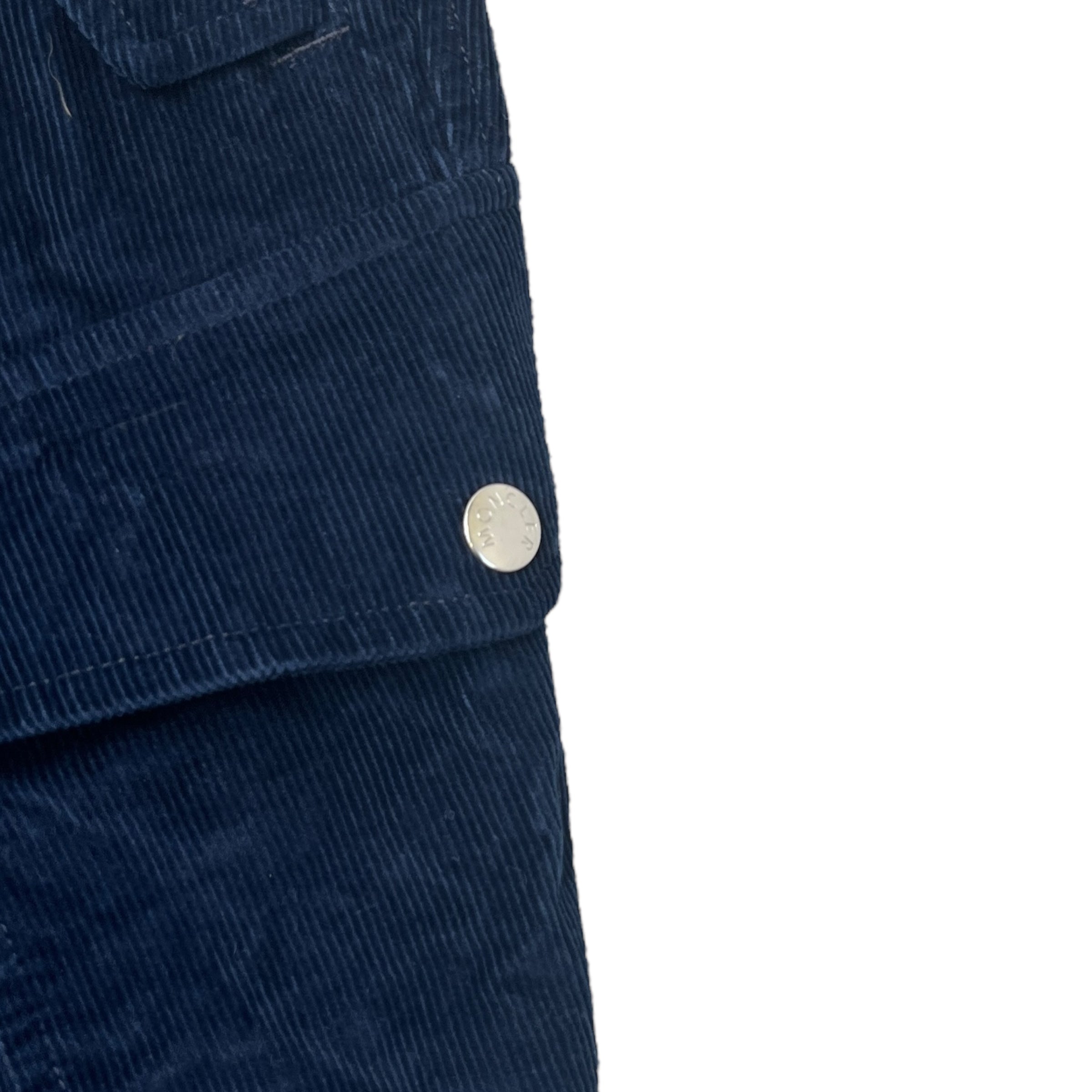 Men's Corduroy Cargos Blue Size IT 50 / UK 34