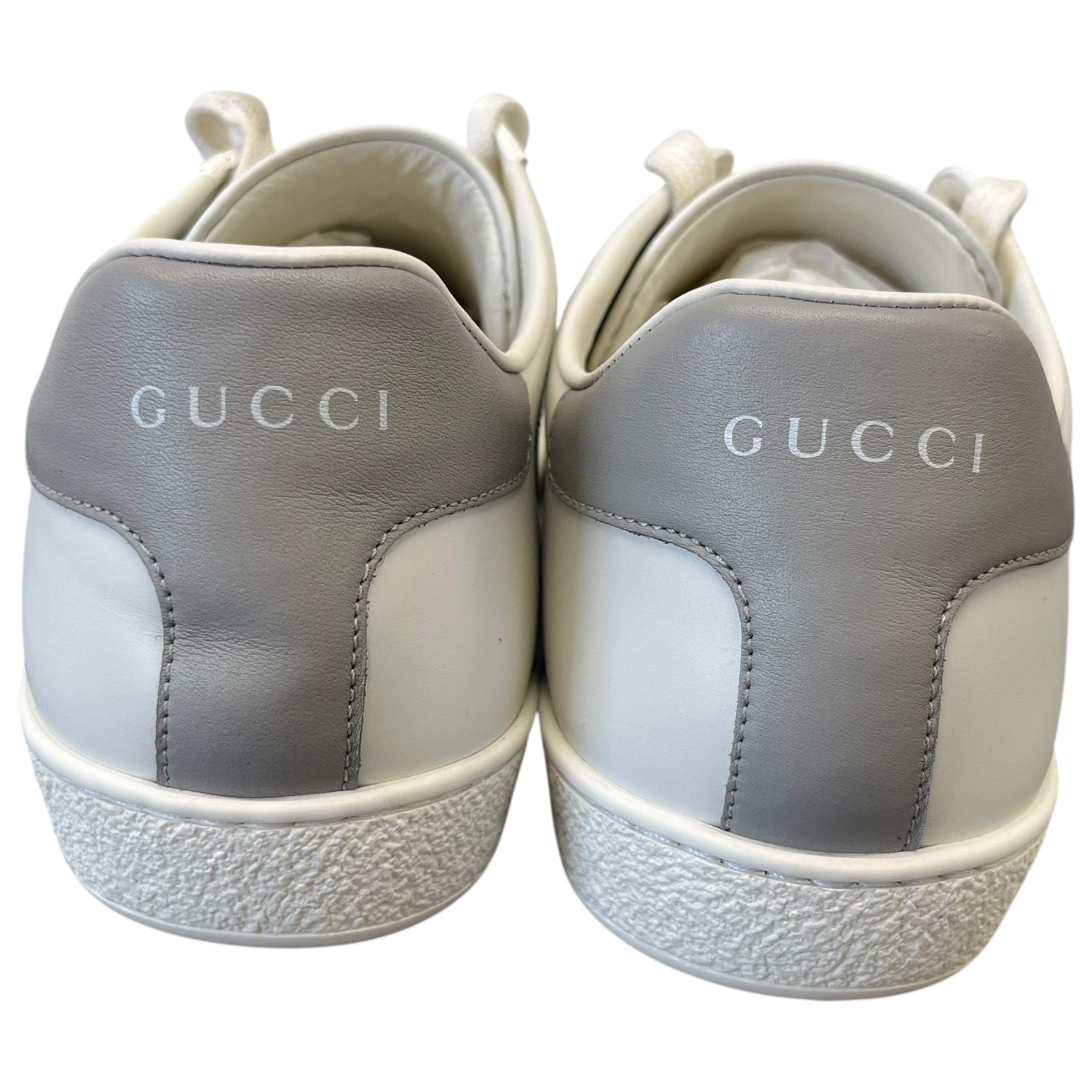 Men's Interlocking G Ace Low Trainers White Size EU 40 / UK 6