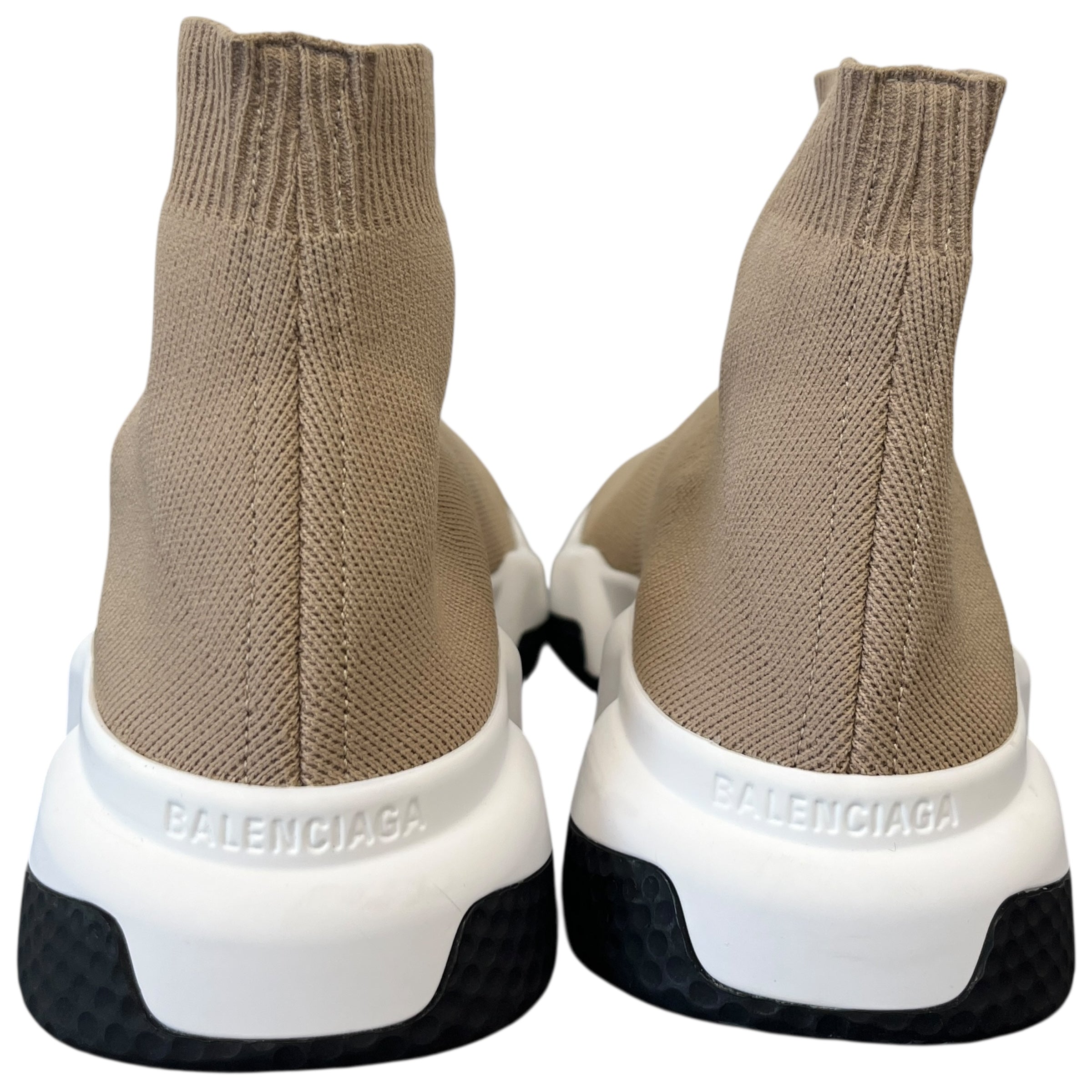 Women's Speed Sock High Trainers Beige Size EU 37 / UK 4