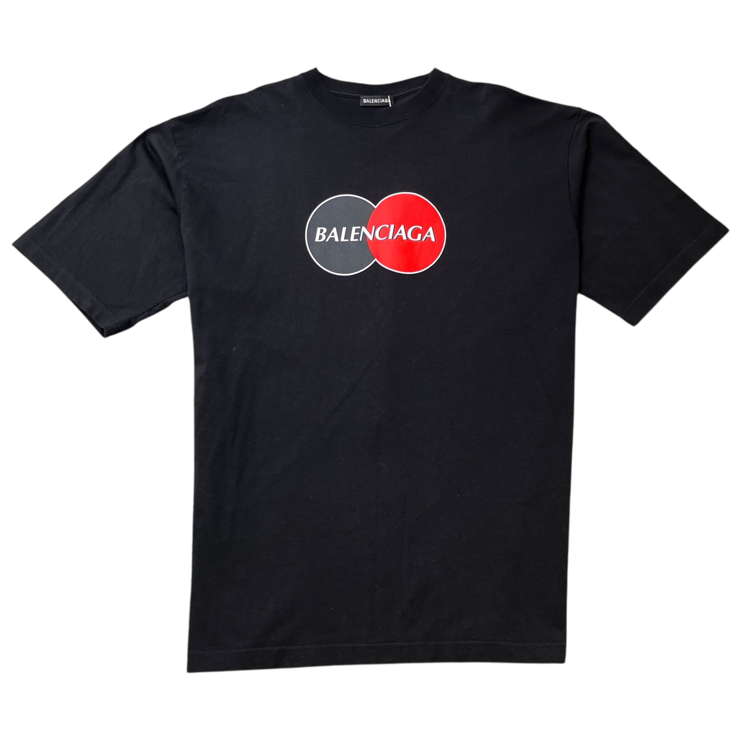 Men's Credit Card T-Shirt Black Size XL