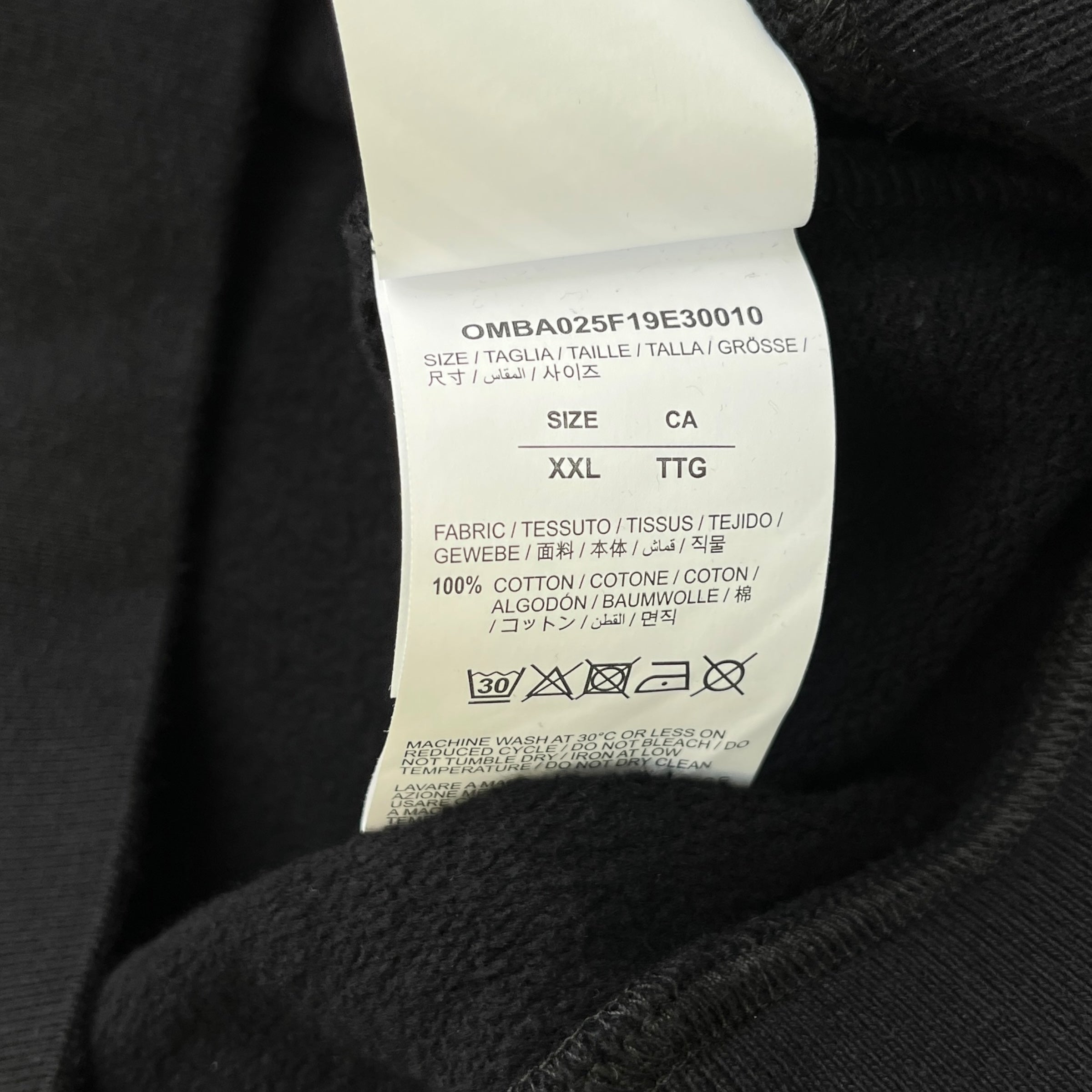 Men's Arrow Logo Sweatshirt Black Size XXL