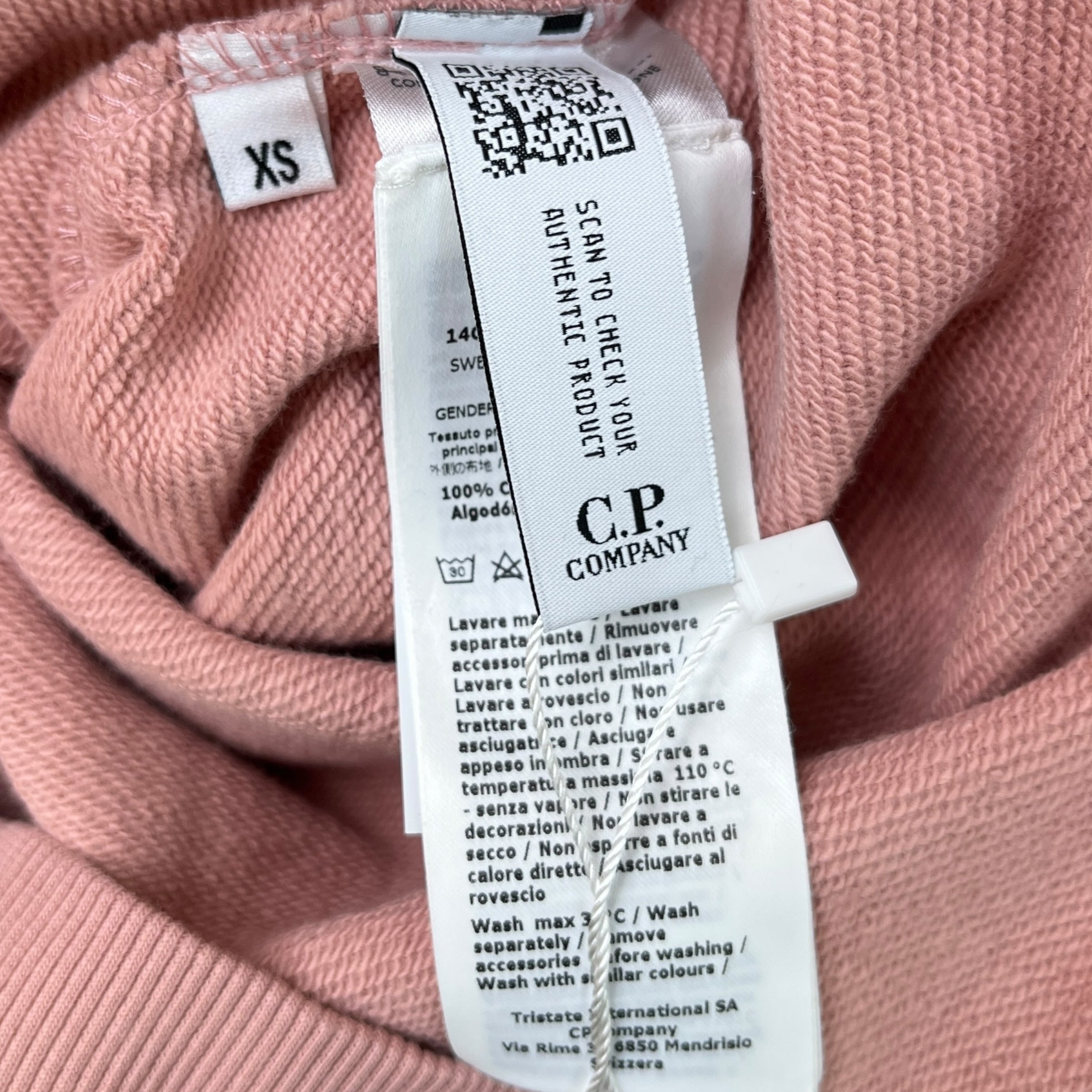 Men's Lens Hoodie Salmon Size XS