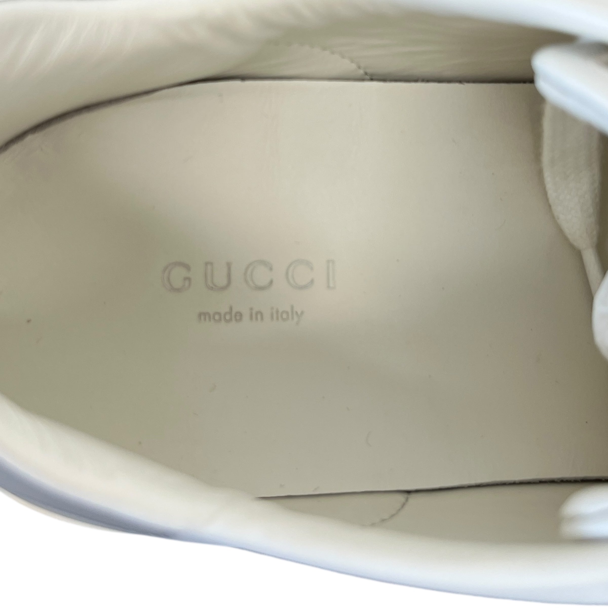 Men's Interlocking G Ace Low Trainers White Size EU 40 / UK 6