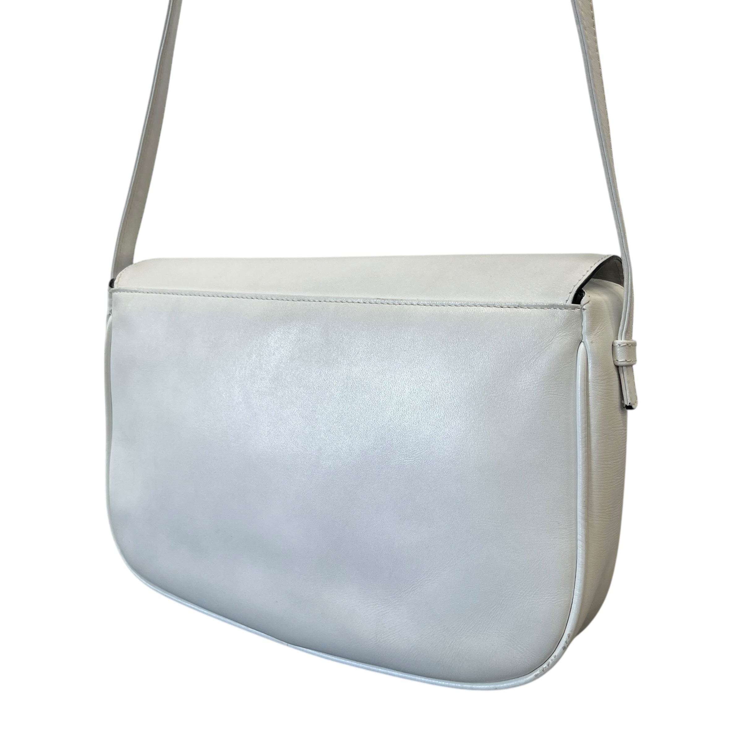 Women's Snake Skin Detail Bag White