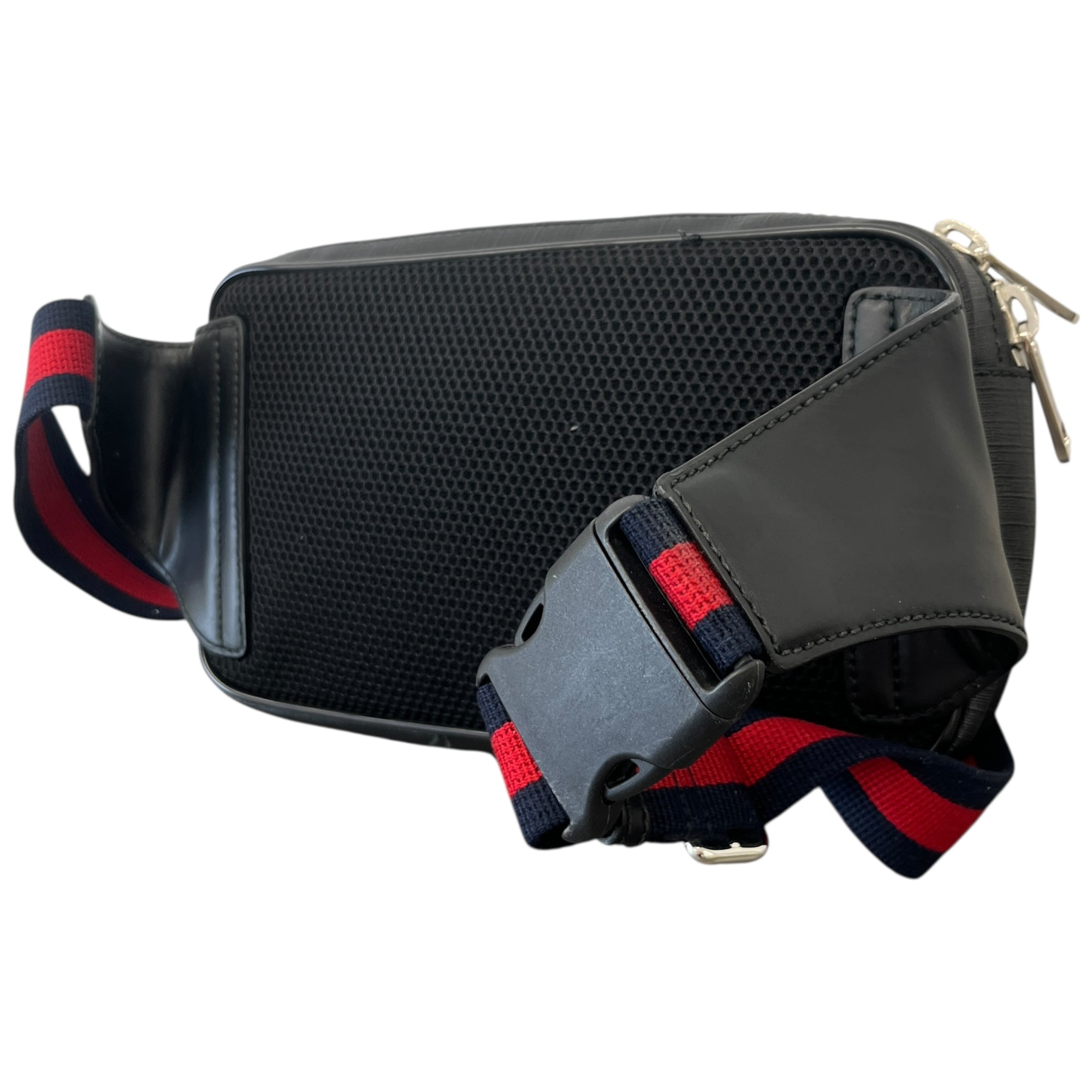 Men's Gg Supreme Web Belt Bag Black
