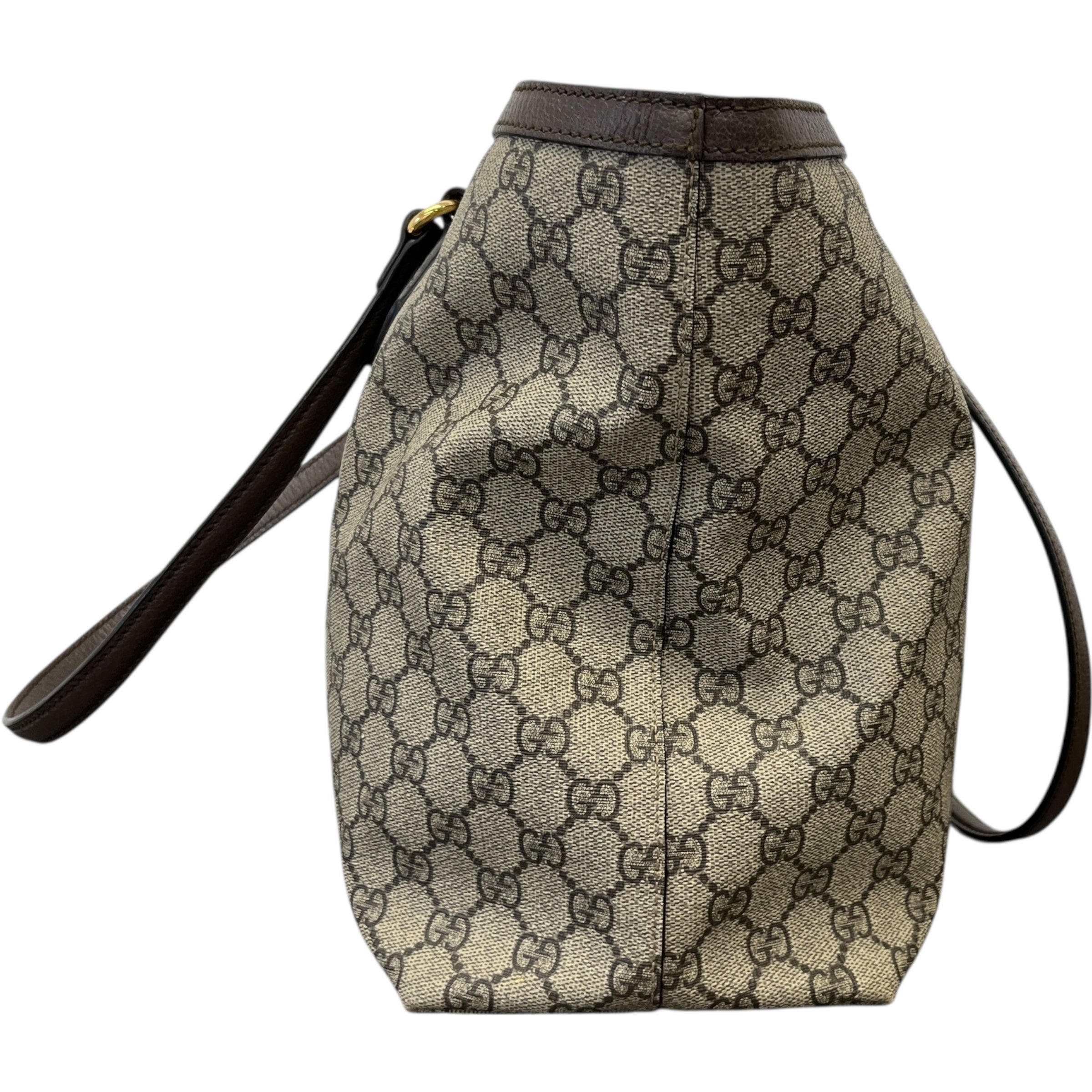 Women's Ophidia Gg Supreme Web Handbag Beige