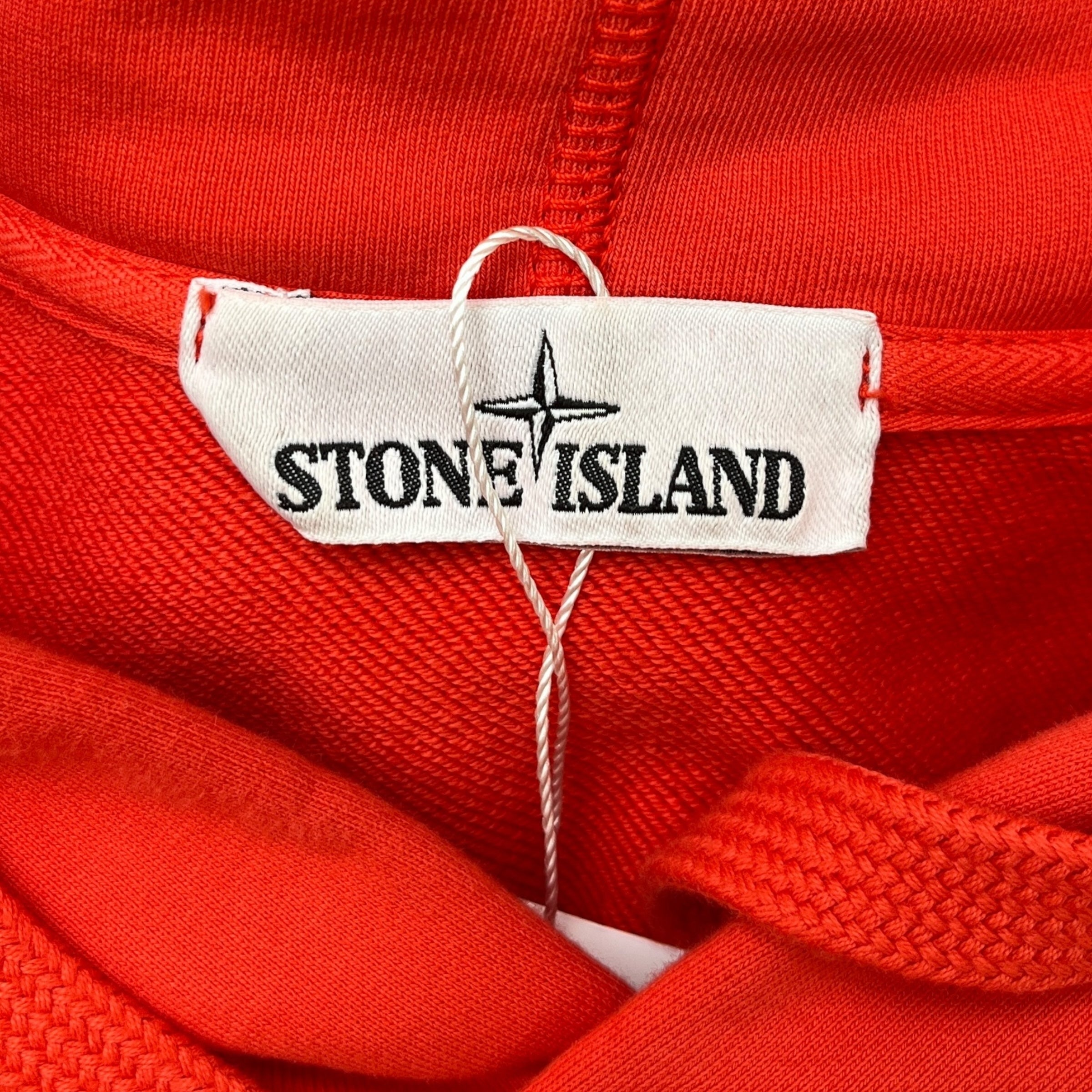 Men's Applique Logo Hoodie Red Size M