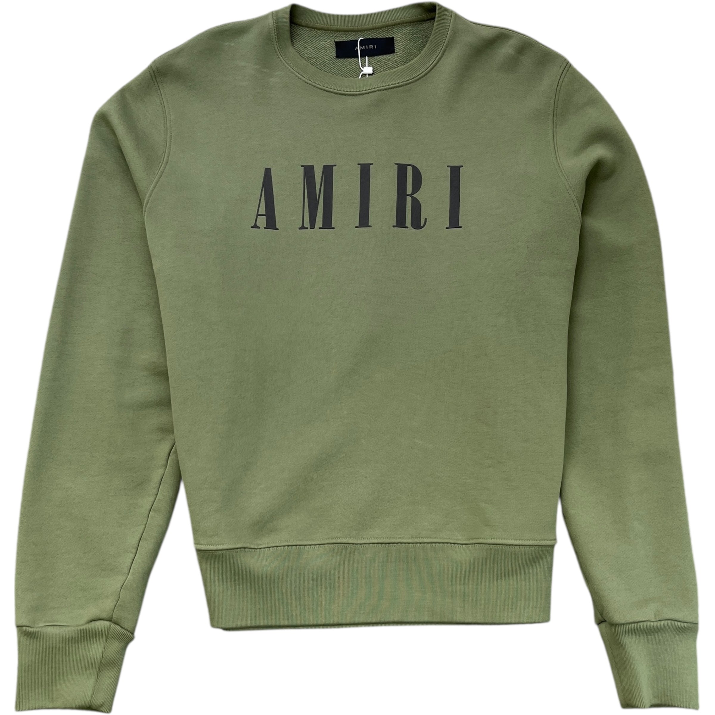 Men's Core Logo Print Sweatshirt Khaki Size S