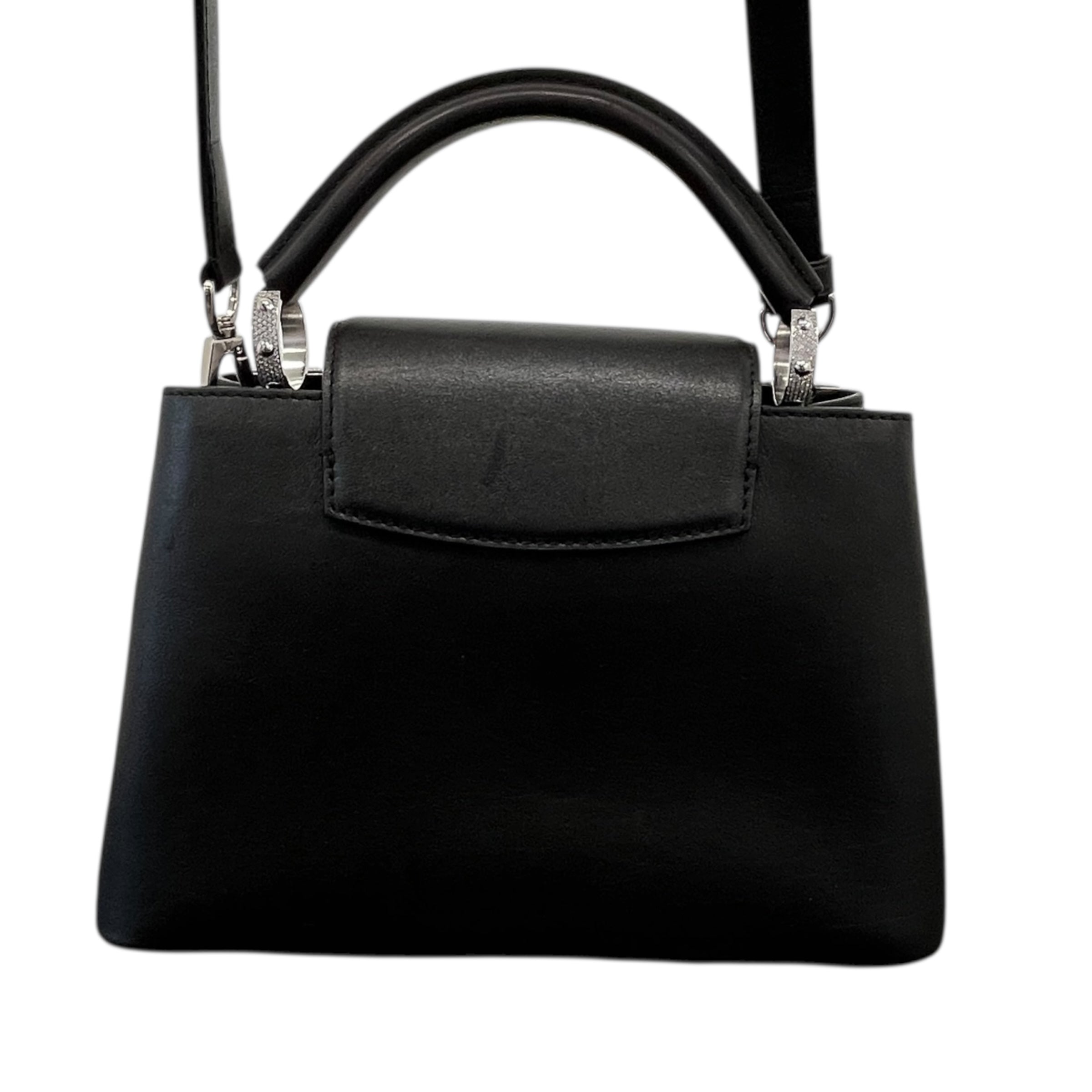 Women's Crystal Flowers Capucines Bb Handbag Black