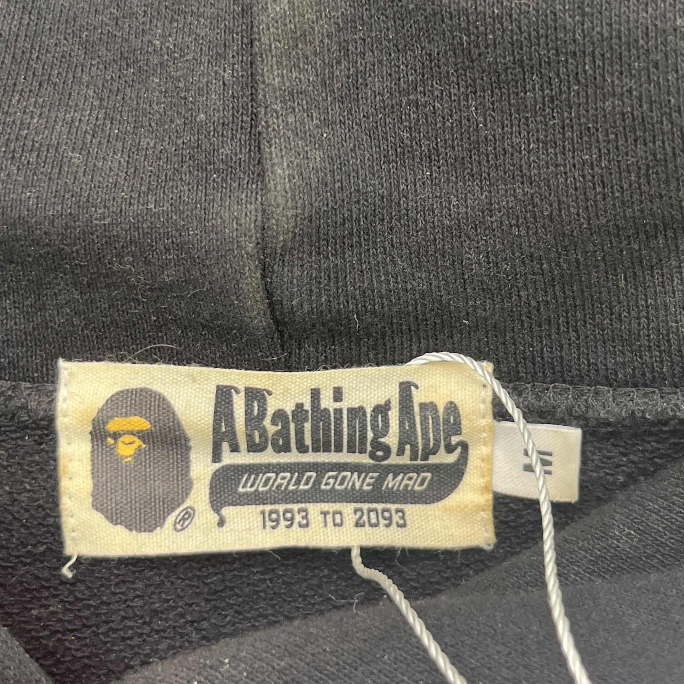 Men's Tie Dye Pullover Hoodie Black Size M