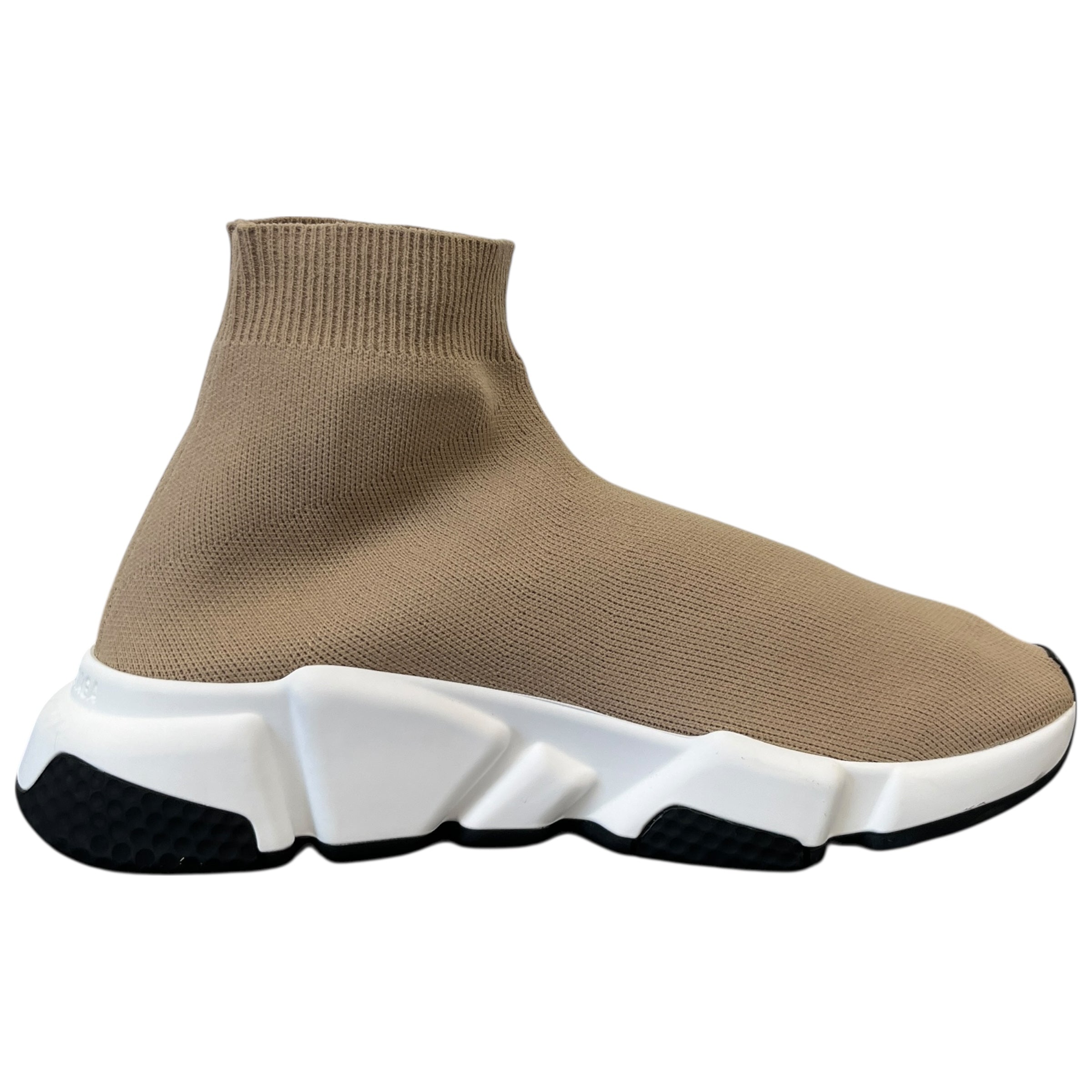 Women's Speed Sock High Trainers Beige Size EU 37 / UK 4