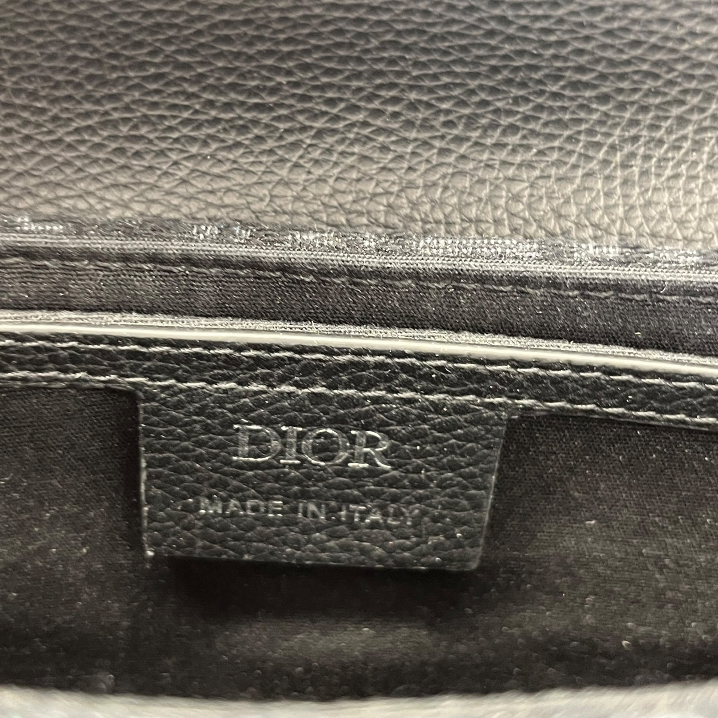 Men's Small Saddle Messenger Bag Black