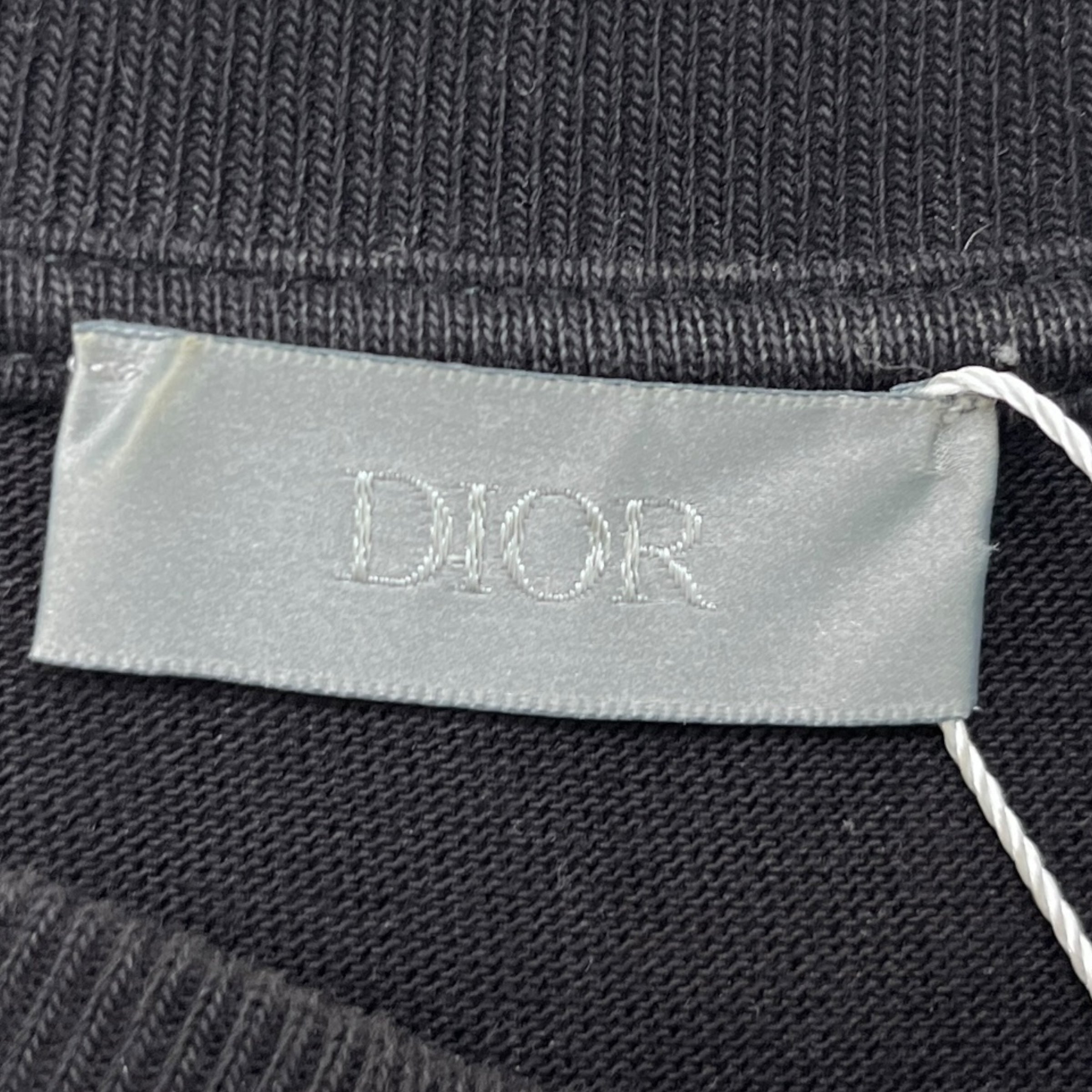 Men's Logo Print T-Shirt Black Size XXS