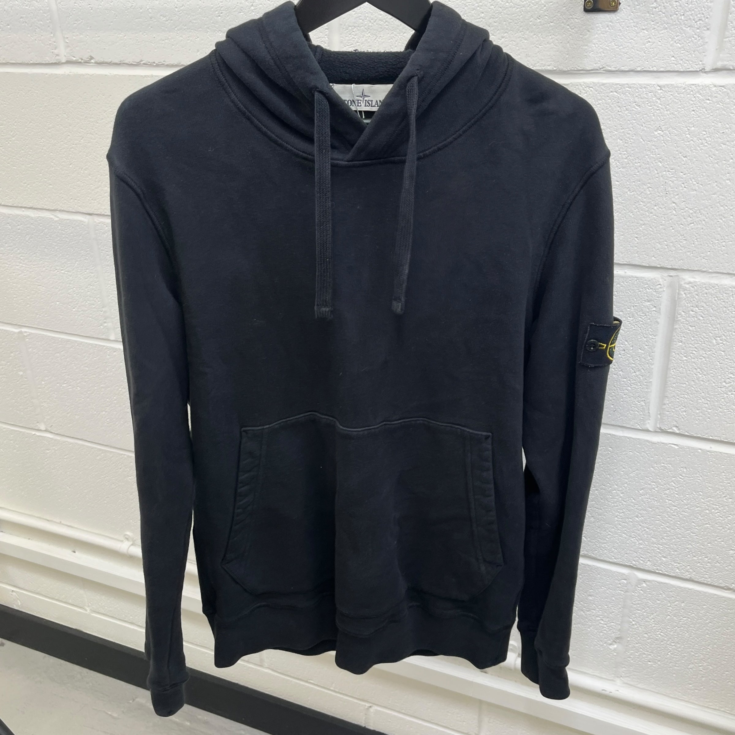 Men's Applique Logo Hoodie Black Size L