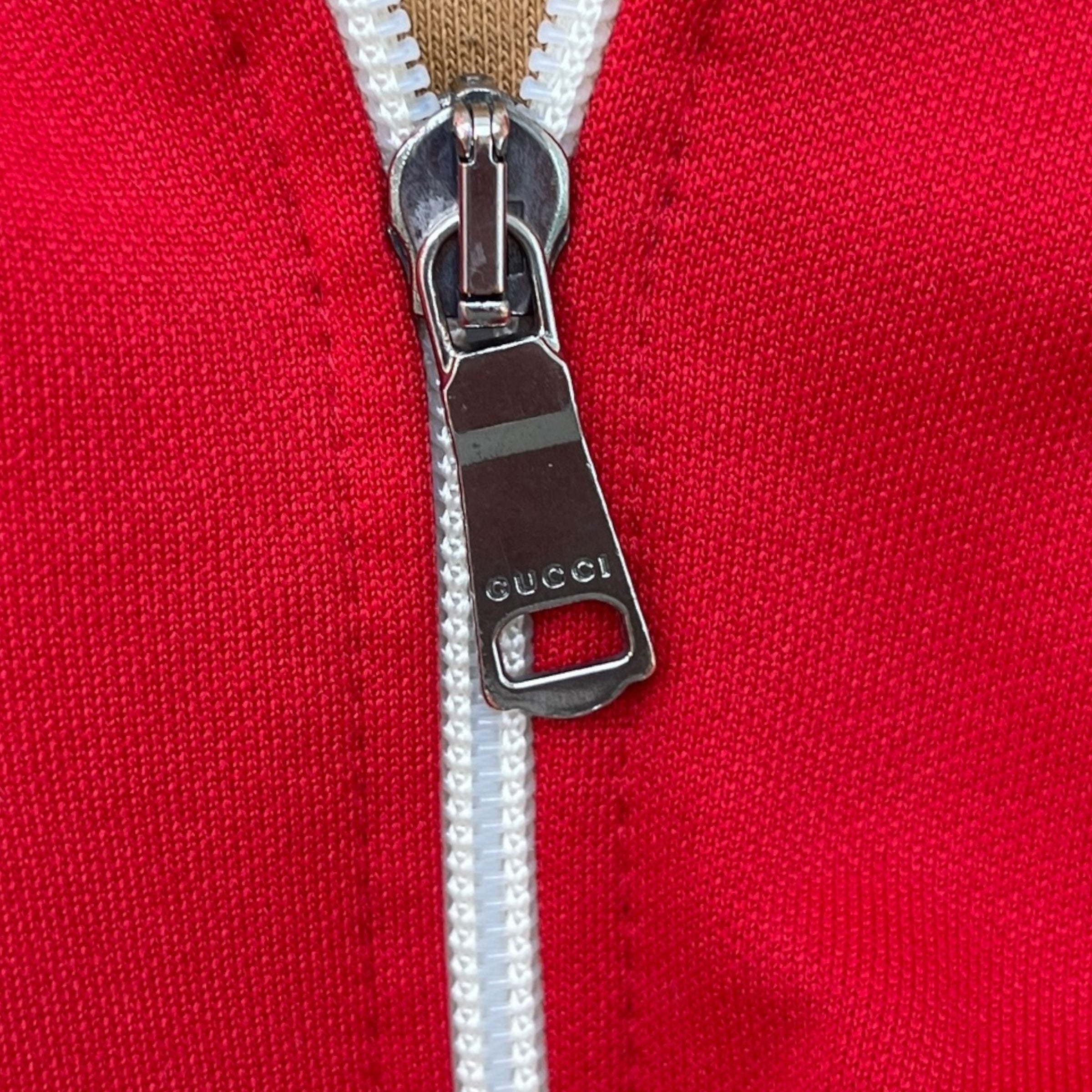 Men's Gg Supreme Web Track Jacket Brown Size S
