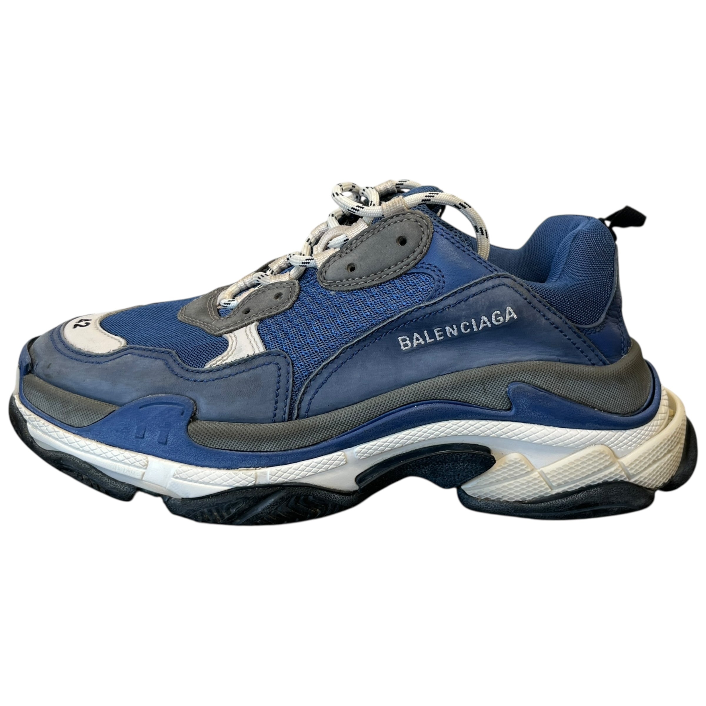 Men's Triple S Low Trainers Blue Size EU 42 / UK 8