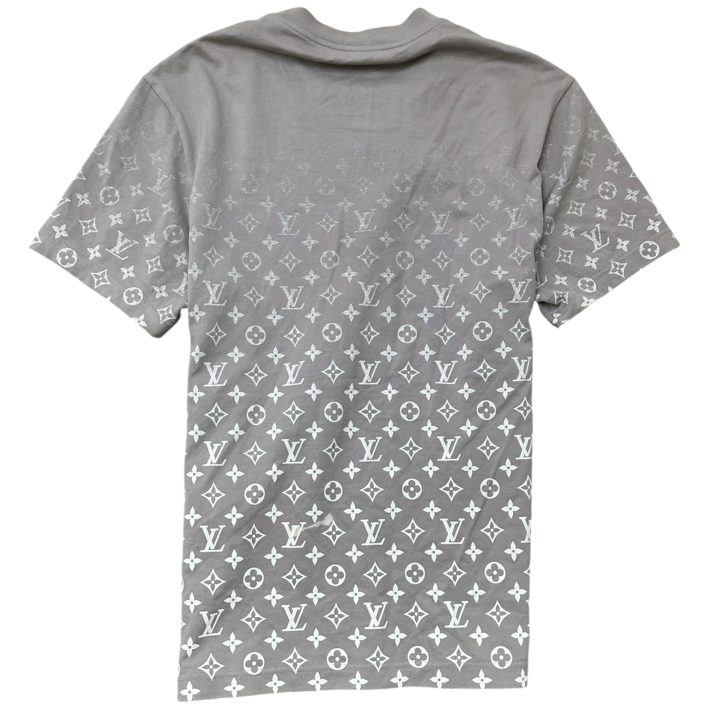 Men's Monogram Gradient T-Shirt Grey Size XS