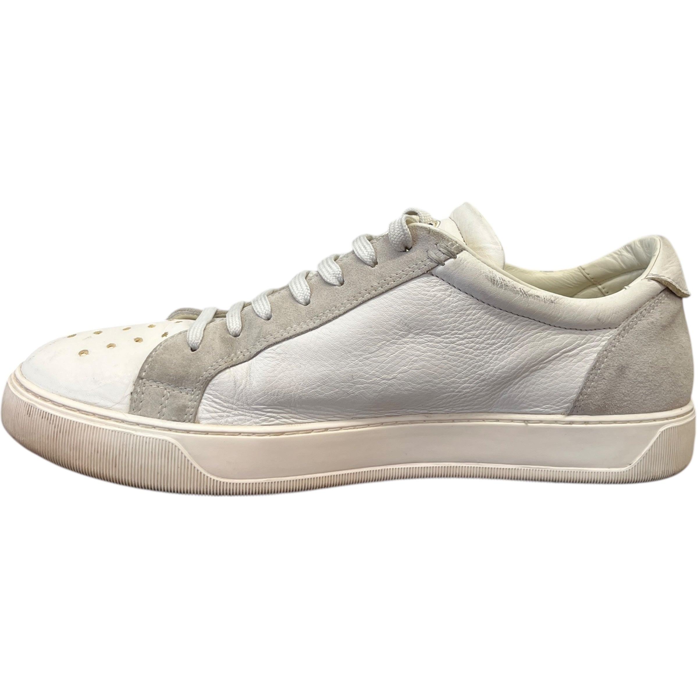 Men's Angeline Logo Low Trainers White Size EU 43 / UK 9