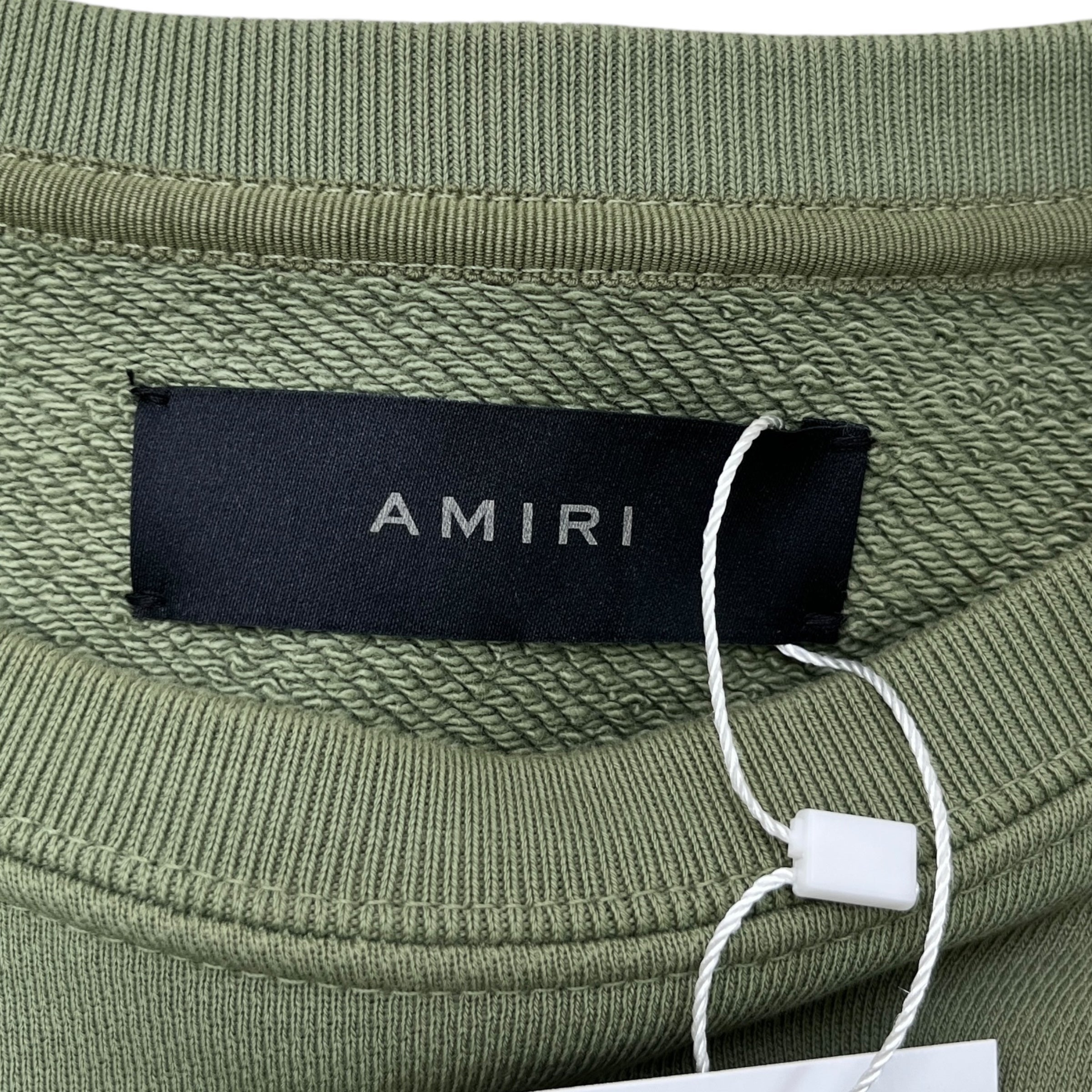 Men's Core Logo Print Sweatshirt Khaki Size S