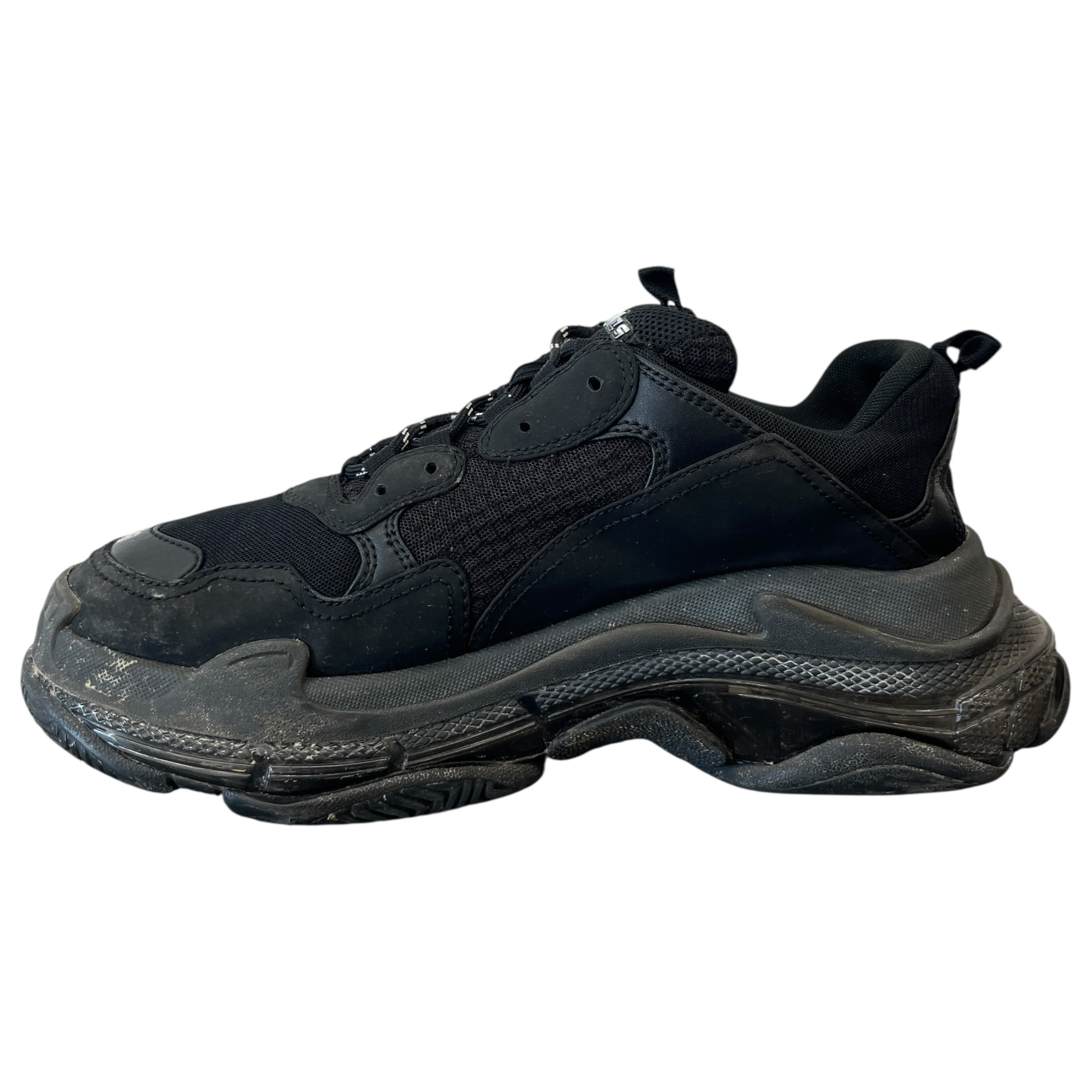 Men's Triple S Low Trainers Black Size EU 43 / UK 9