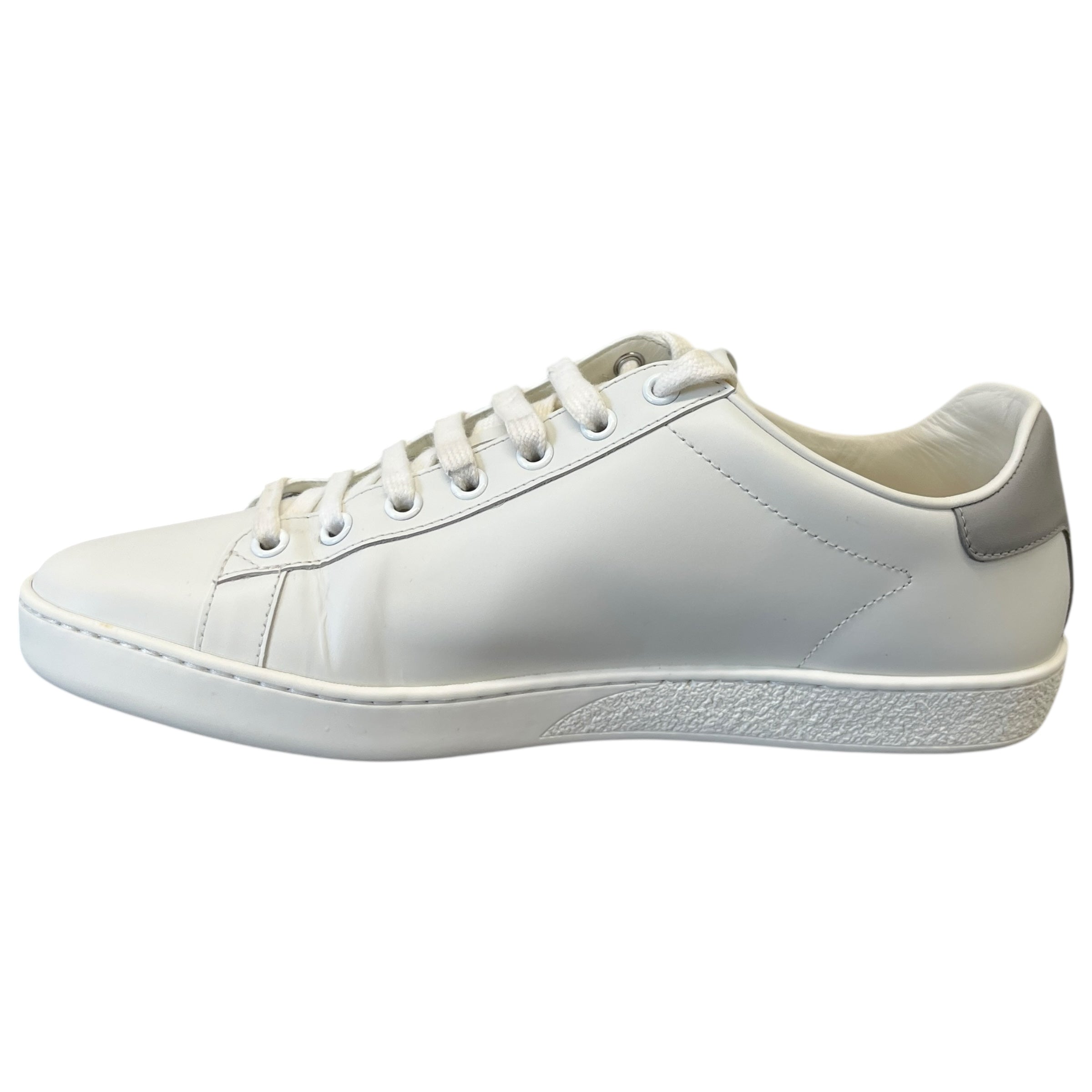 Men's Interlocking G Ace Low Trainers White Size EU 40 / UK 6