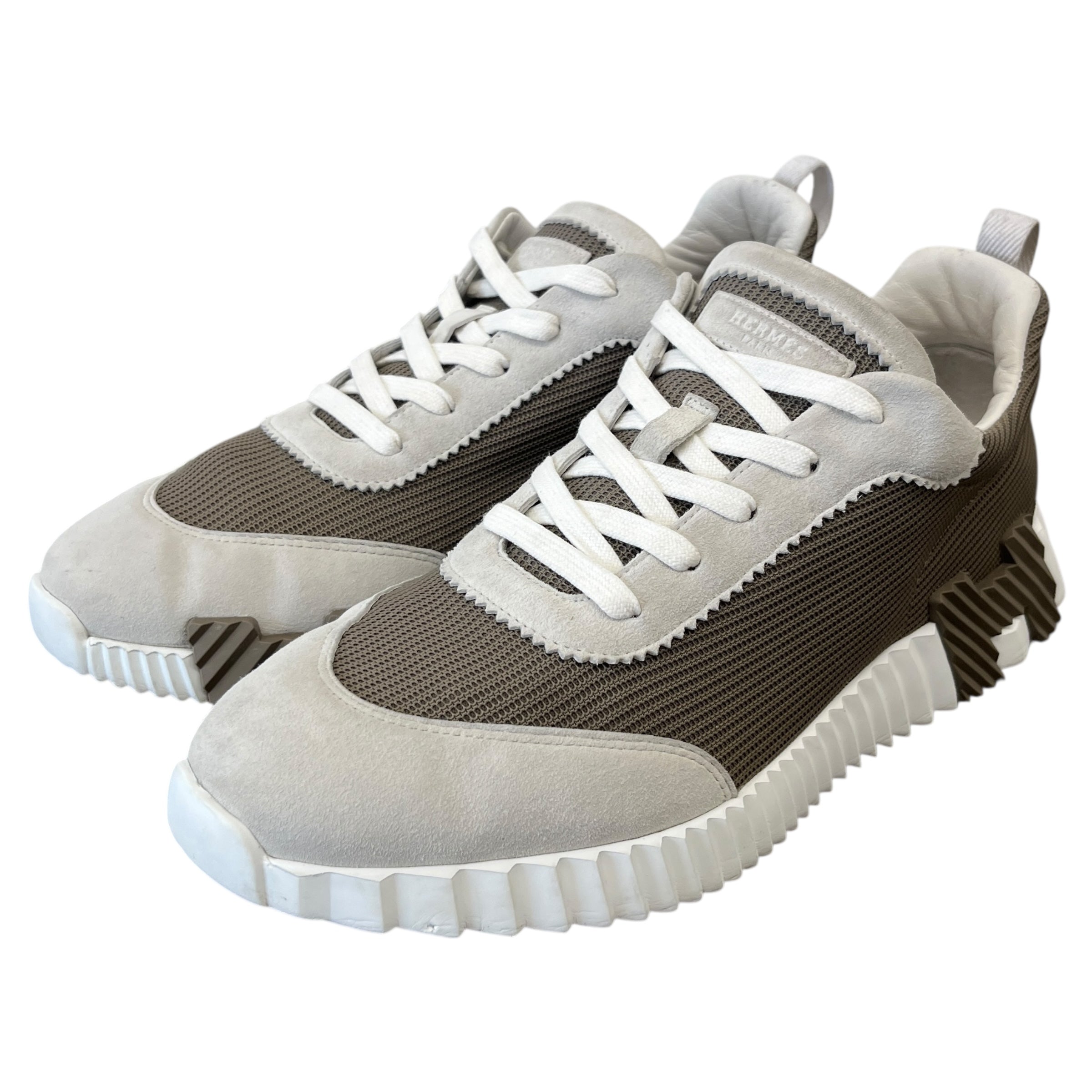 Men's Bouncing Low Trainers Khaki Size EU 42 / UK 8