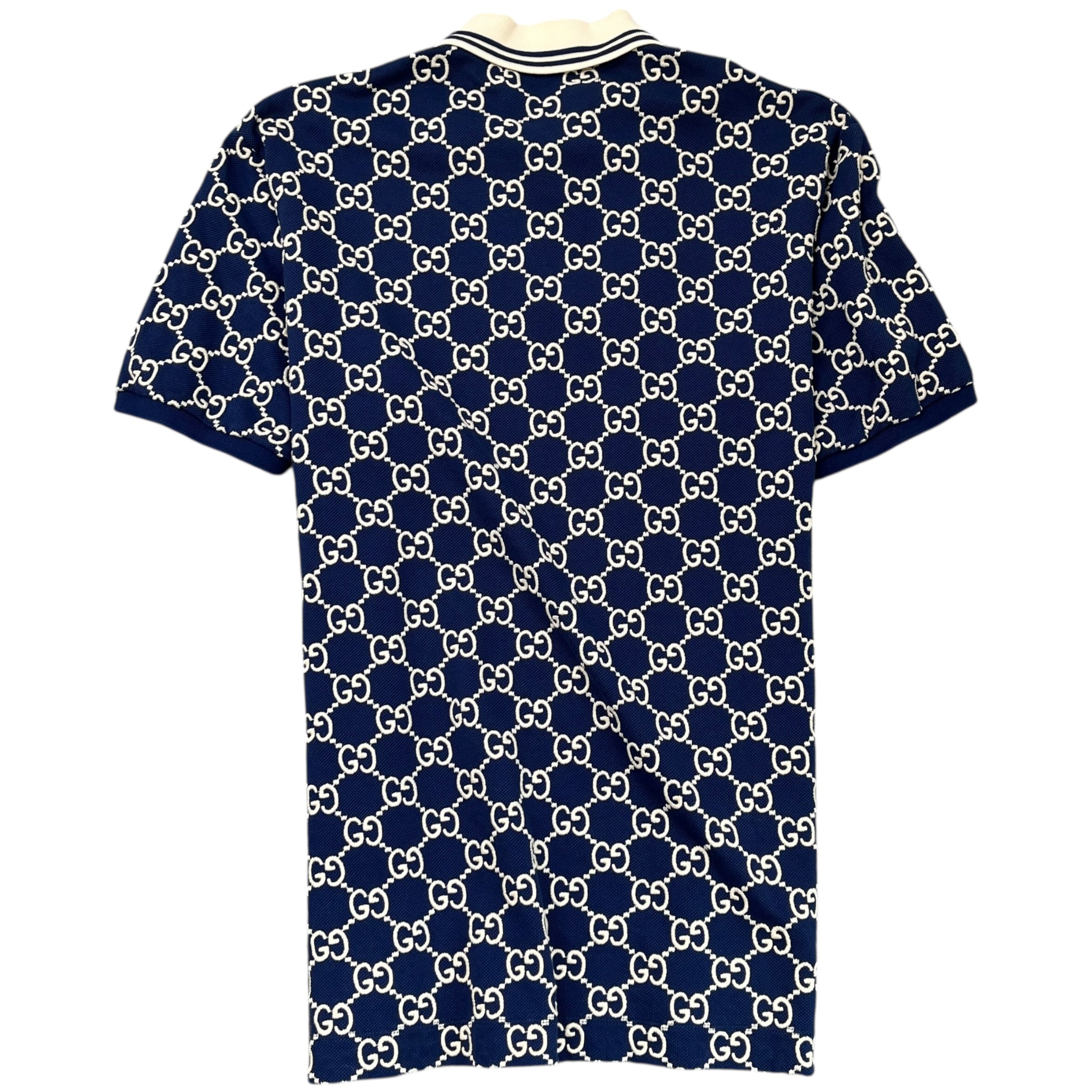 Men's Gg Maxi Polo Shirt Navy Size XL