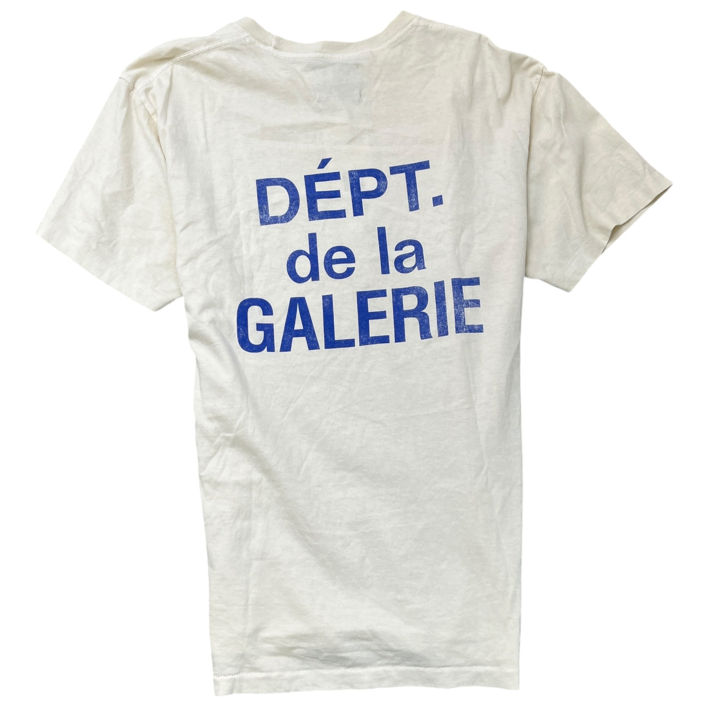 Men's Logo Print T-Shirt Cream Size M