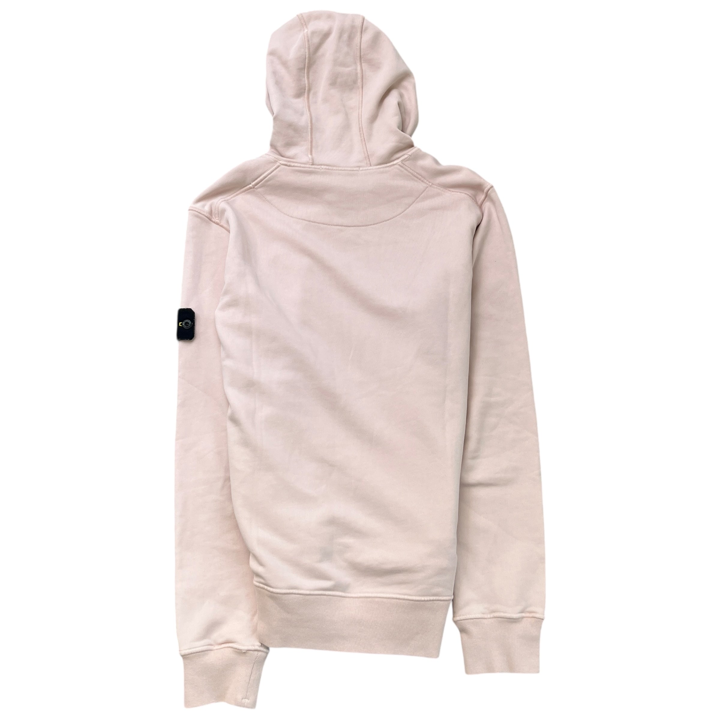 Men's Applique Logo Hoodie Pink Size M