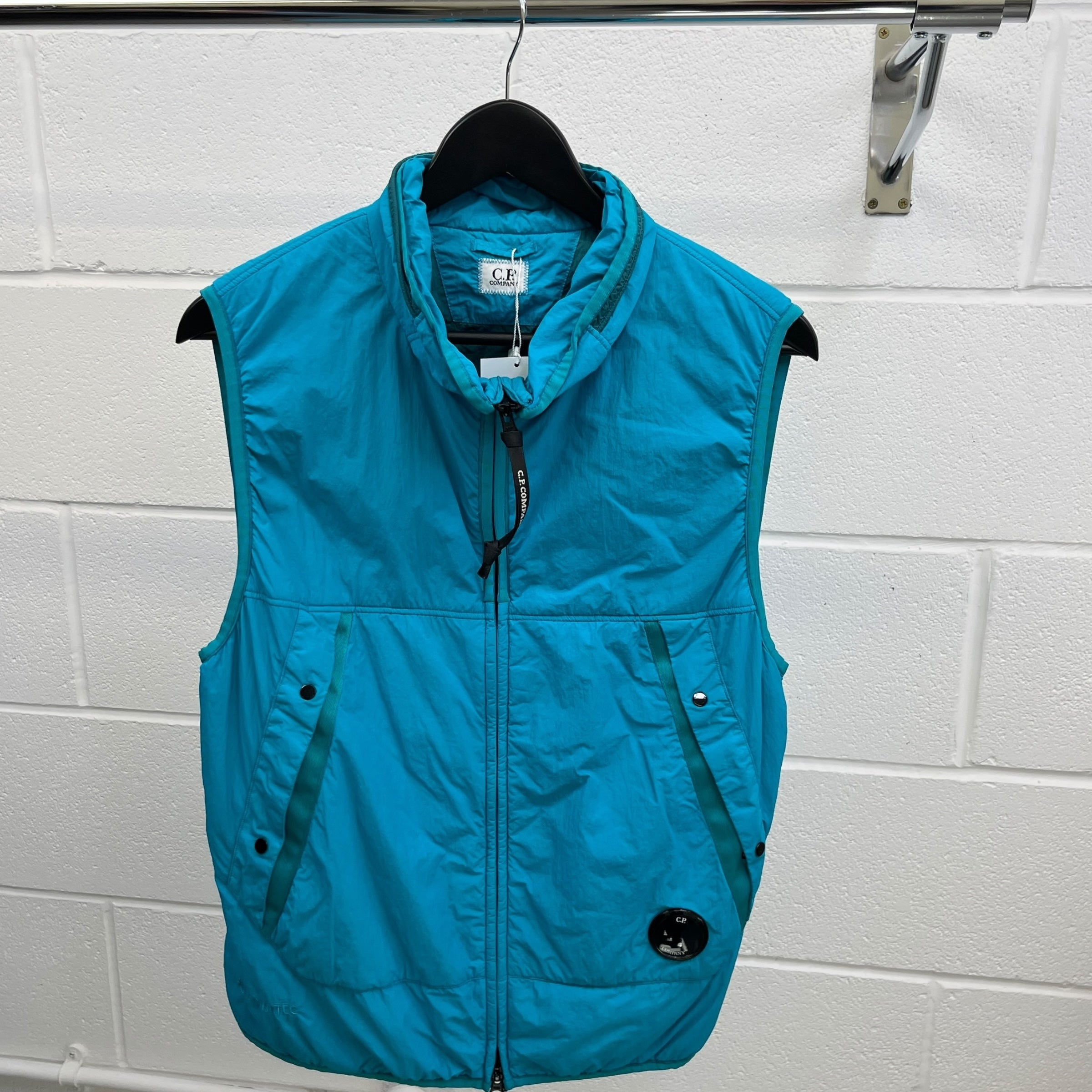 Men's Lens Gilet Blue Size IT 48 / M