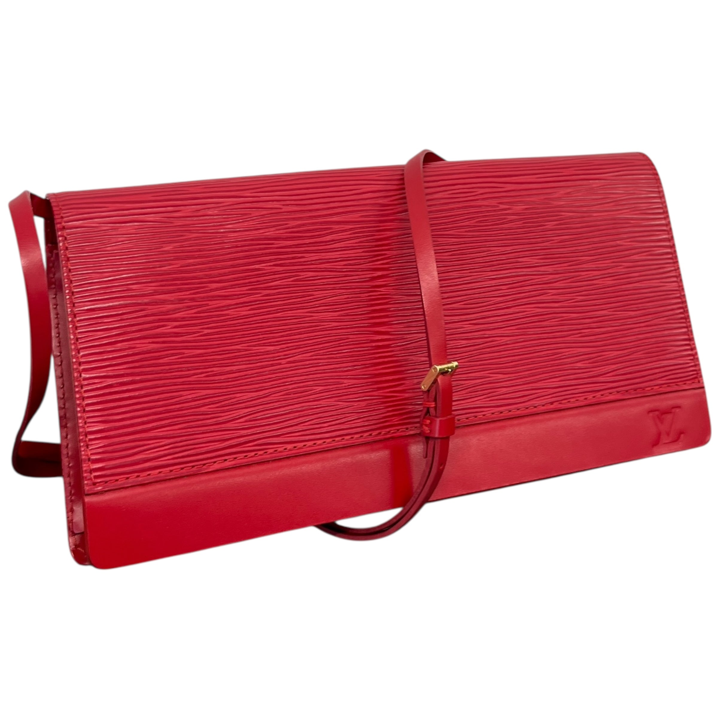 Women's Epi Honfleur Handbag Red