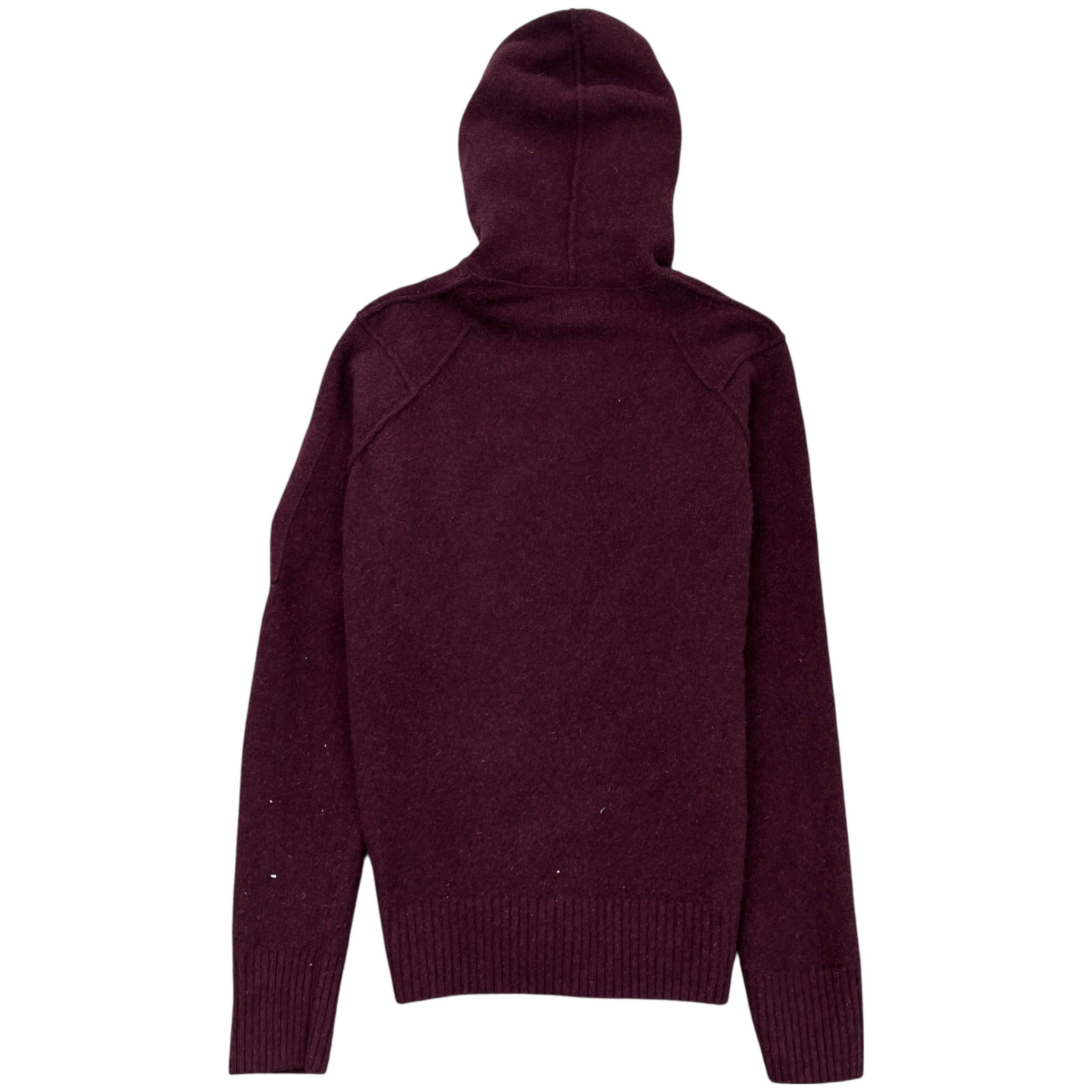 Men's Lens Hoodie Burgundy Size IT 50 / UK L