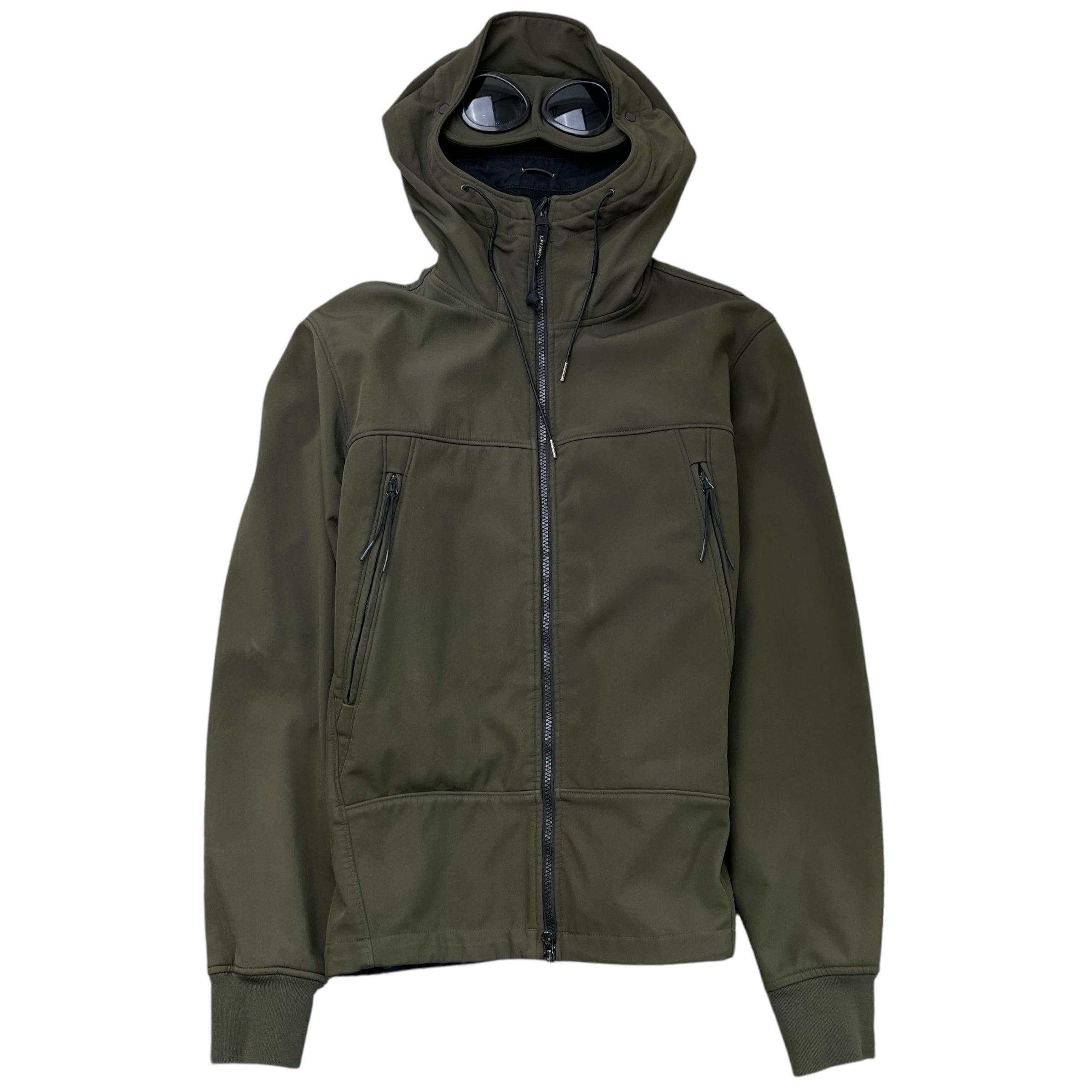 Men's Goggle Shell Jacket Khaki Size IT 52 / XL